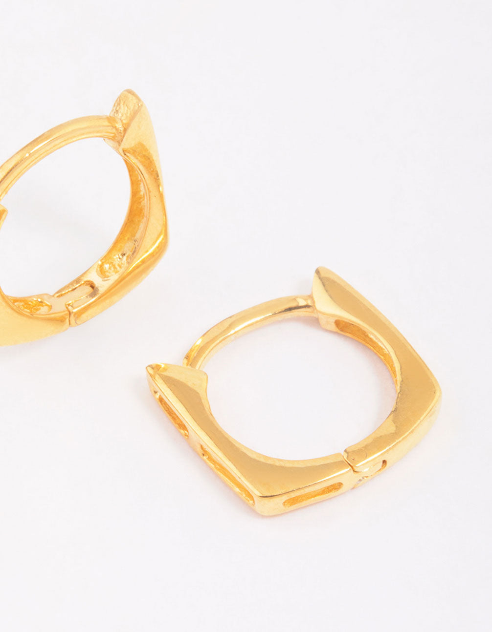 Lovisa - Gold Plated Sterling Silver Square Hoop Earrings