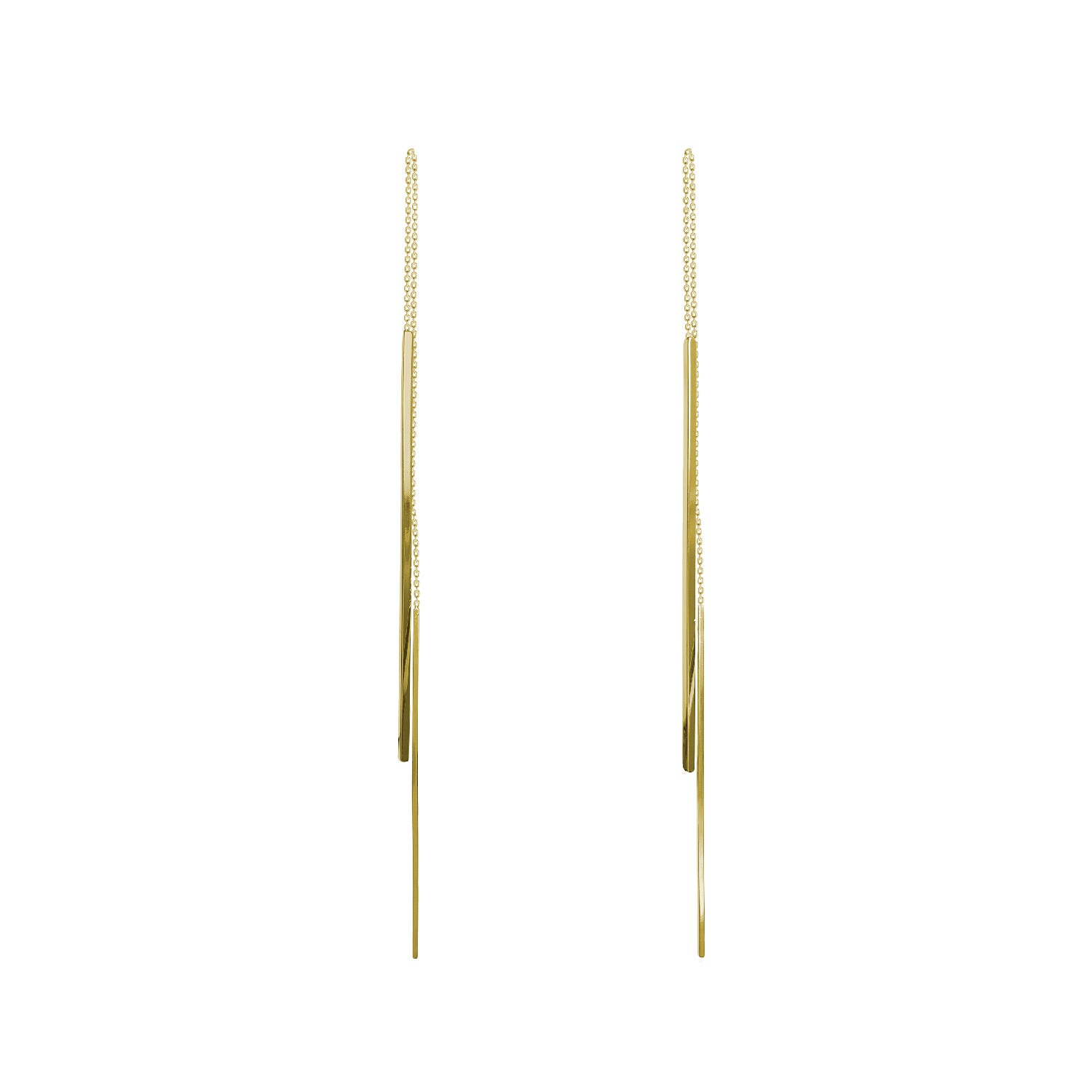 Jewellery Earrings Long- Color Gold