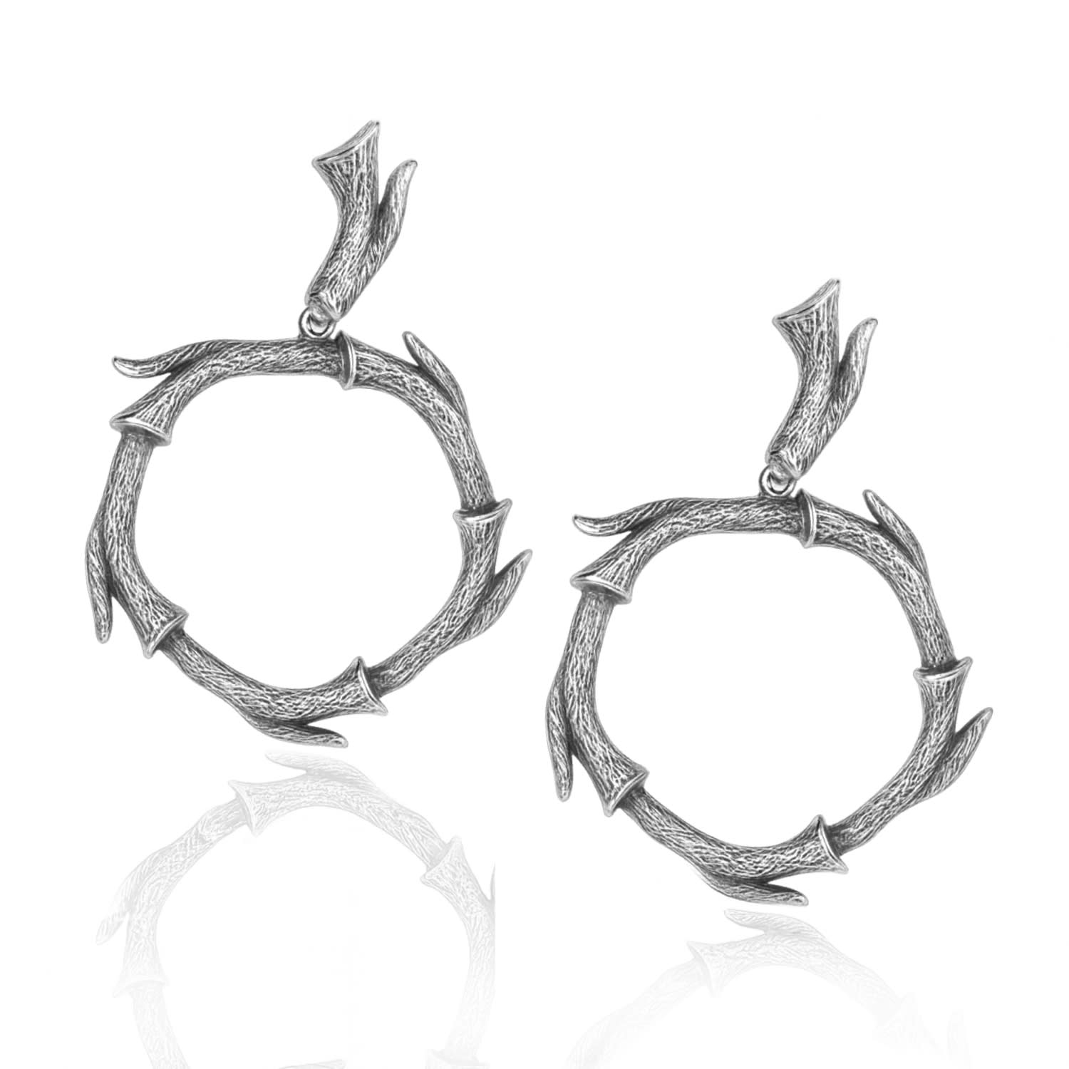 Earrings Arboreal Sterling Silver Pendant.