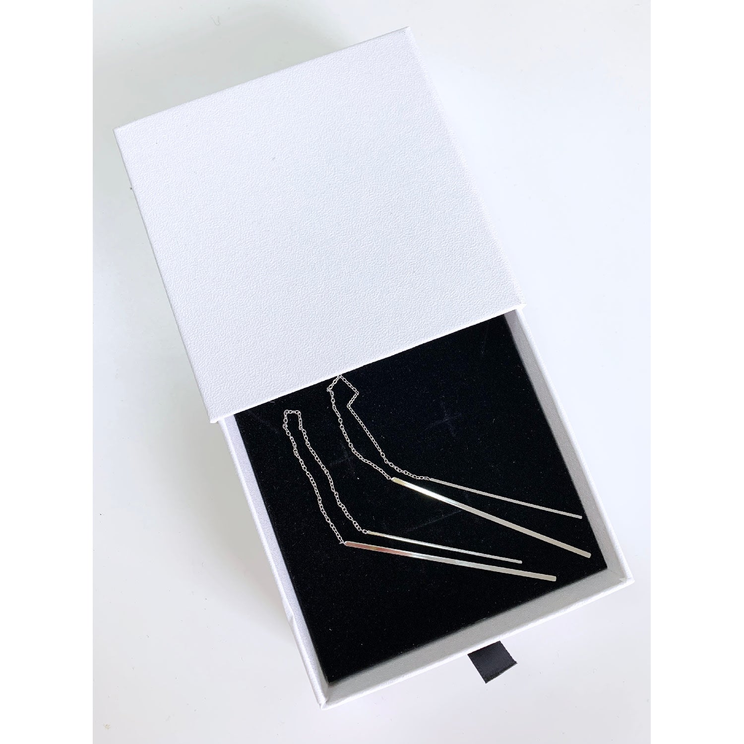 Jewellery Earrings Long- Color Silver