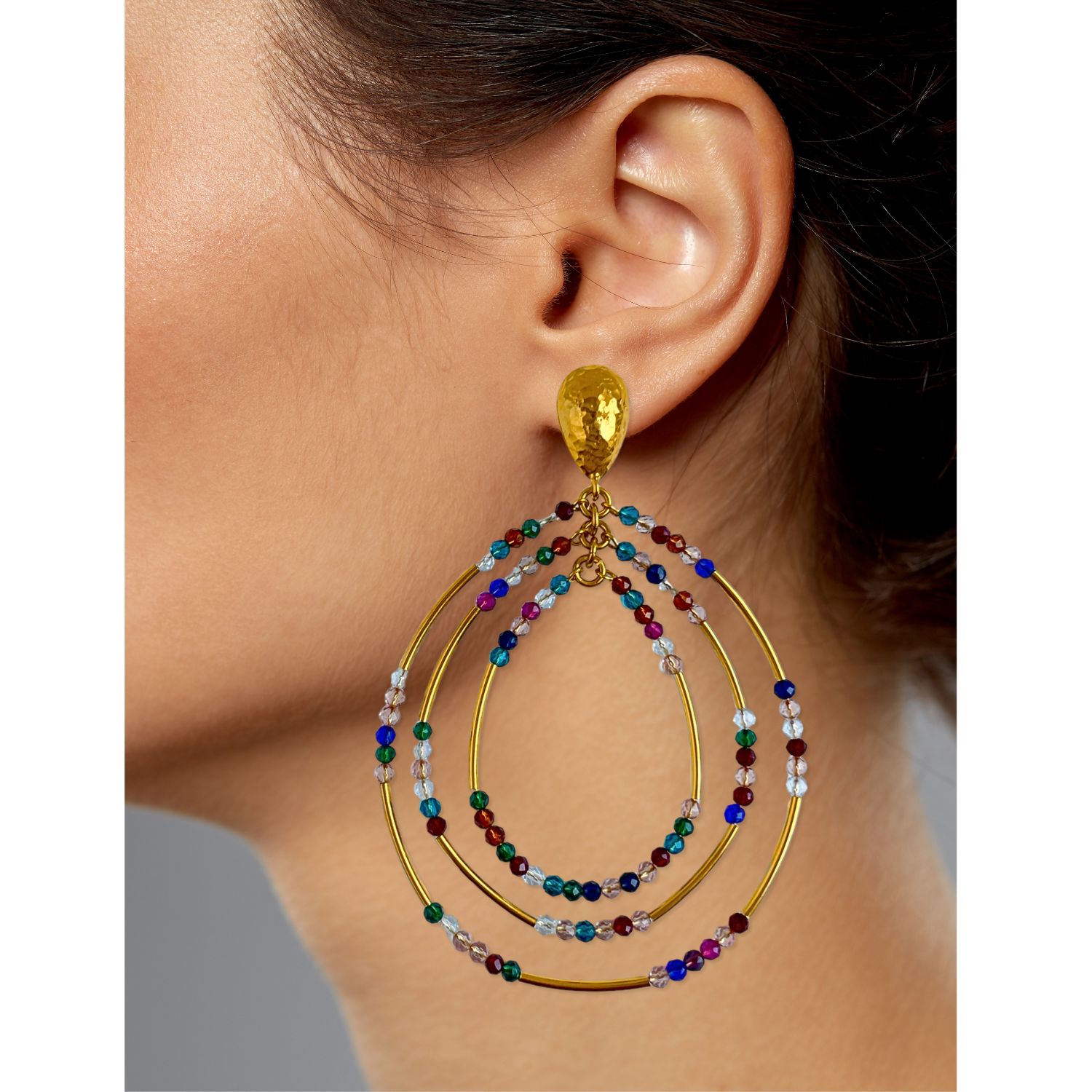 Easy Breezy Multicolor Post Earrings