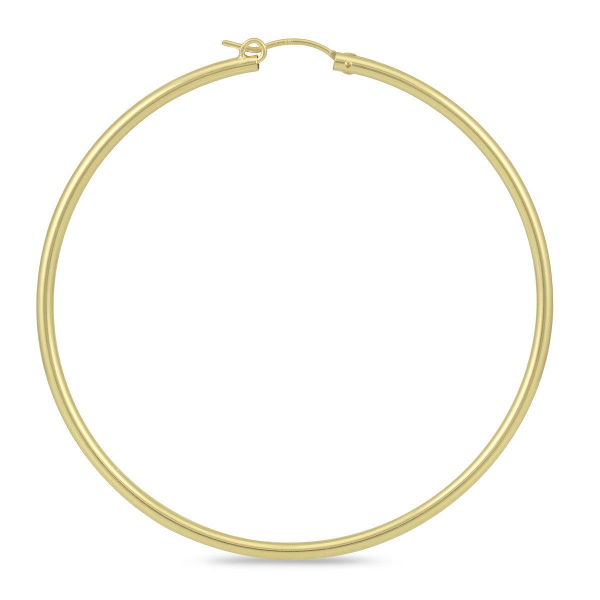14K Filled Hoop Earrings 62Mm