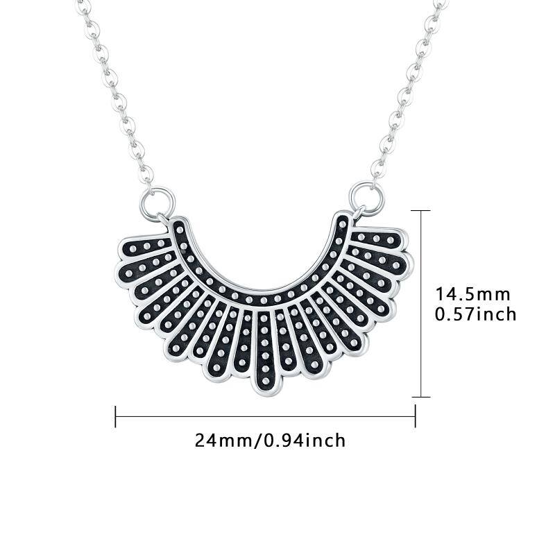 Sterling Silver Feather Pendant Necklace for Women