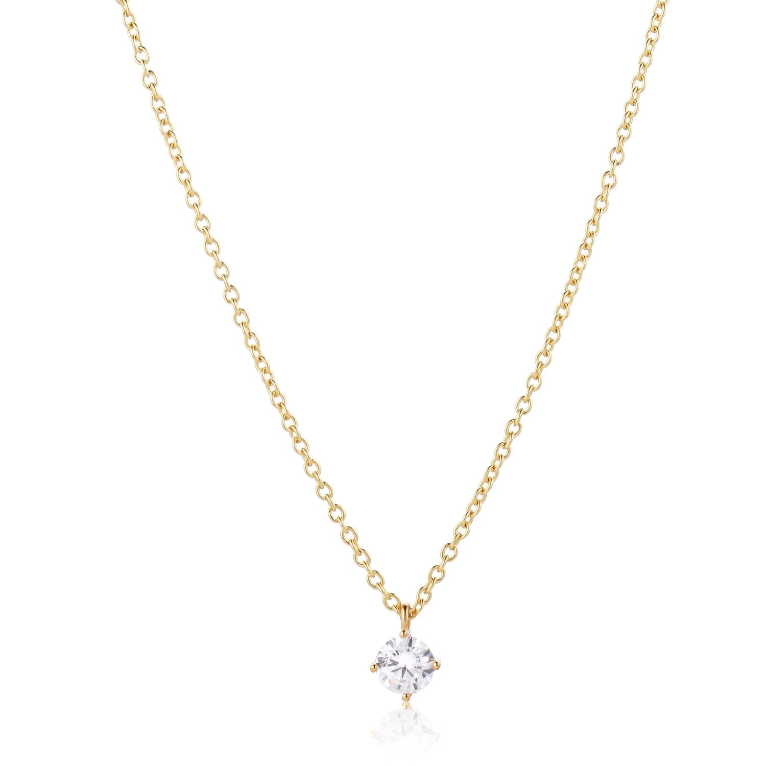 Eclipse Necklace W. Zirconia
