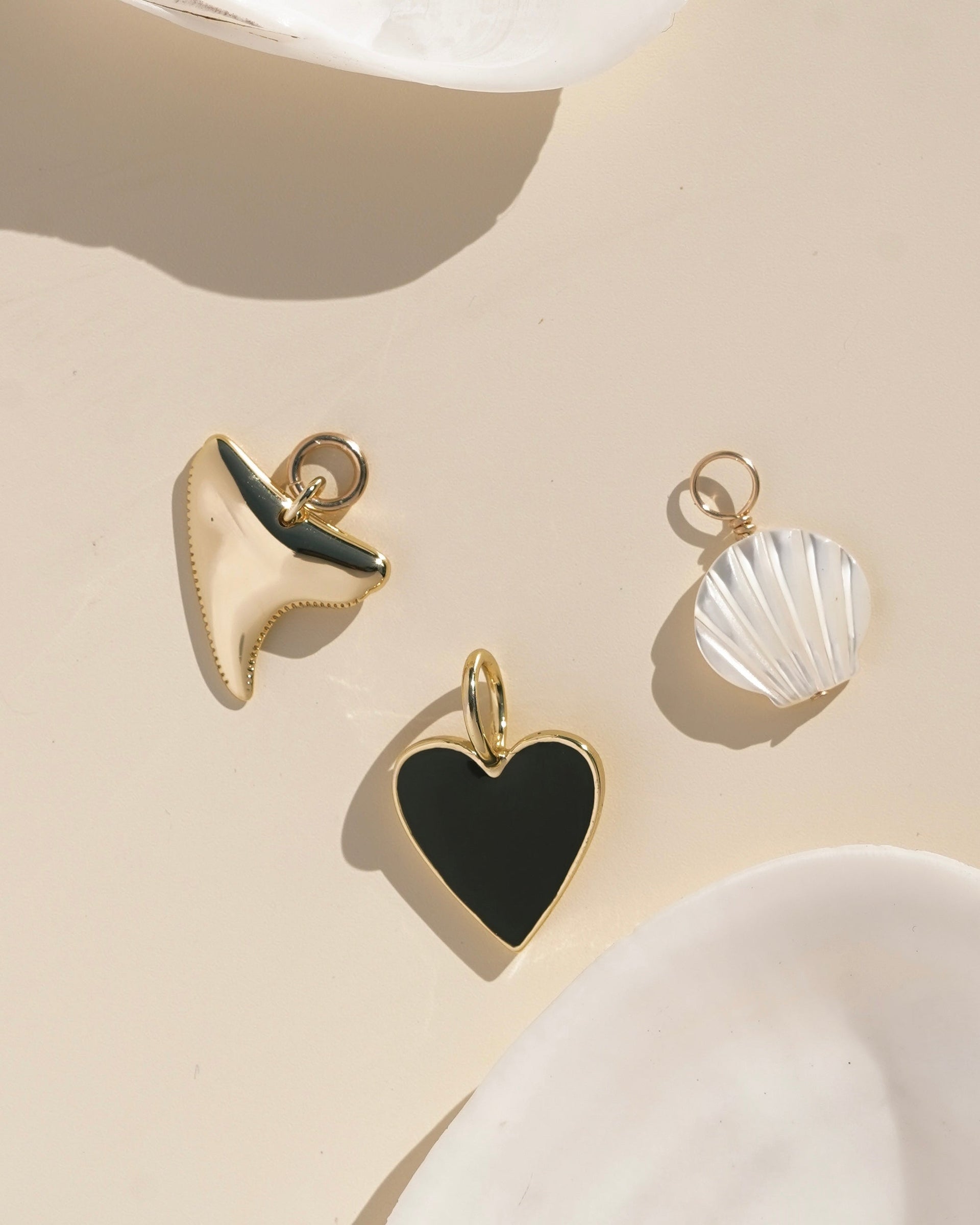 Pearl Clamshell Charm