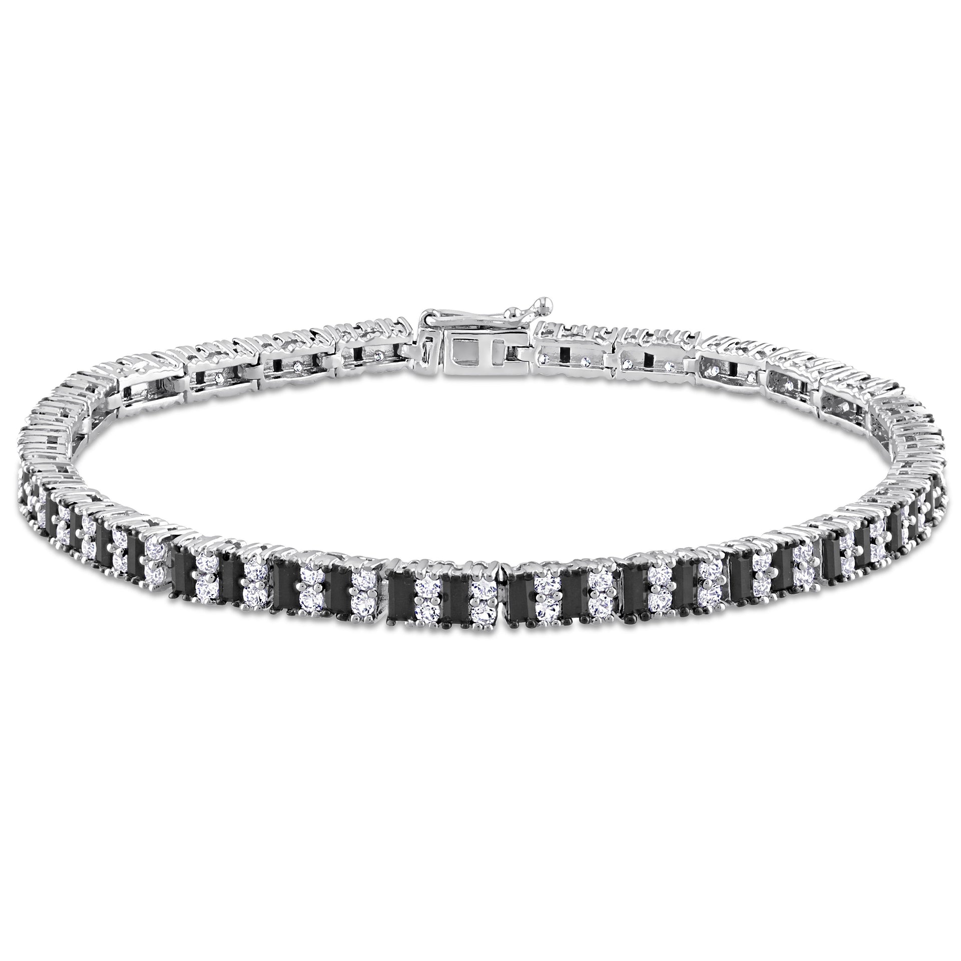 Mimi & Max Tennis Bracelet in Sterling Silver - 7 1/4 in.