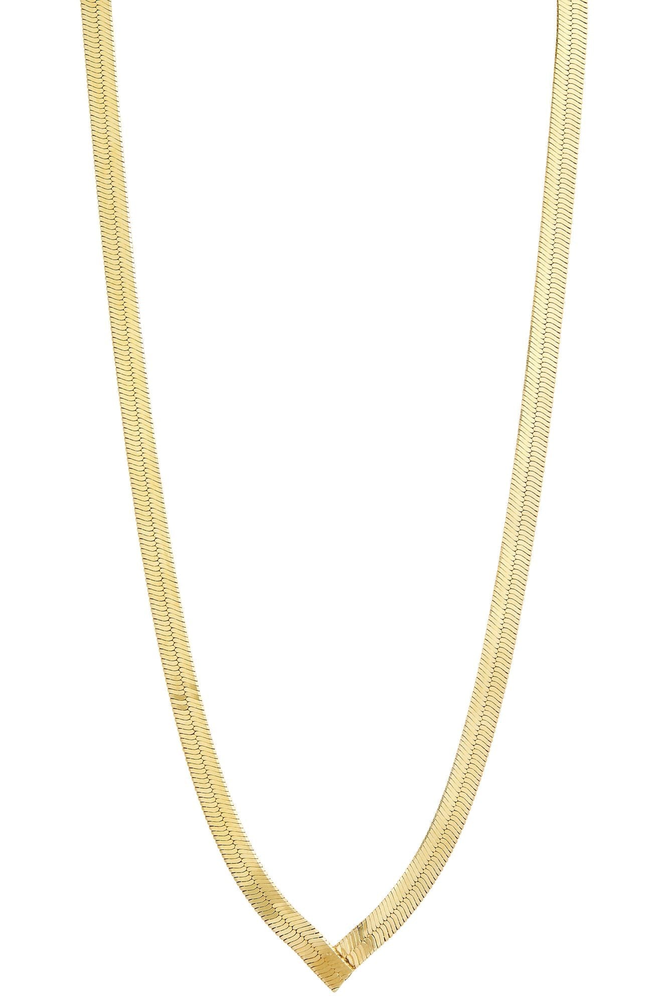 18K ITALIAN GOLD PLATED HANDMADE GREEK KEY REVERSIBLE NECKLACE