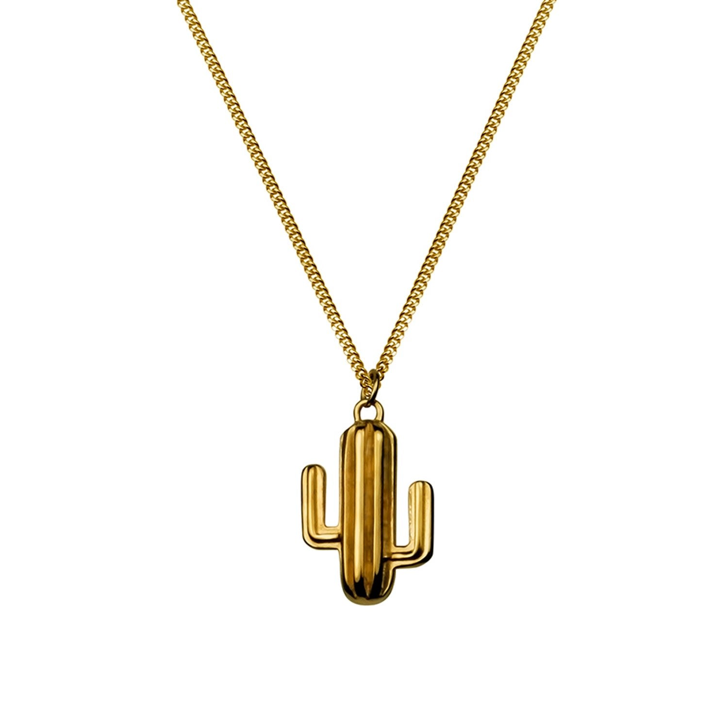 Cactus Necklace - Gold
