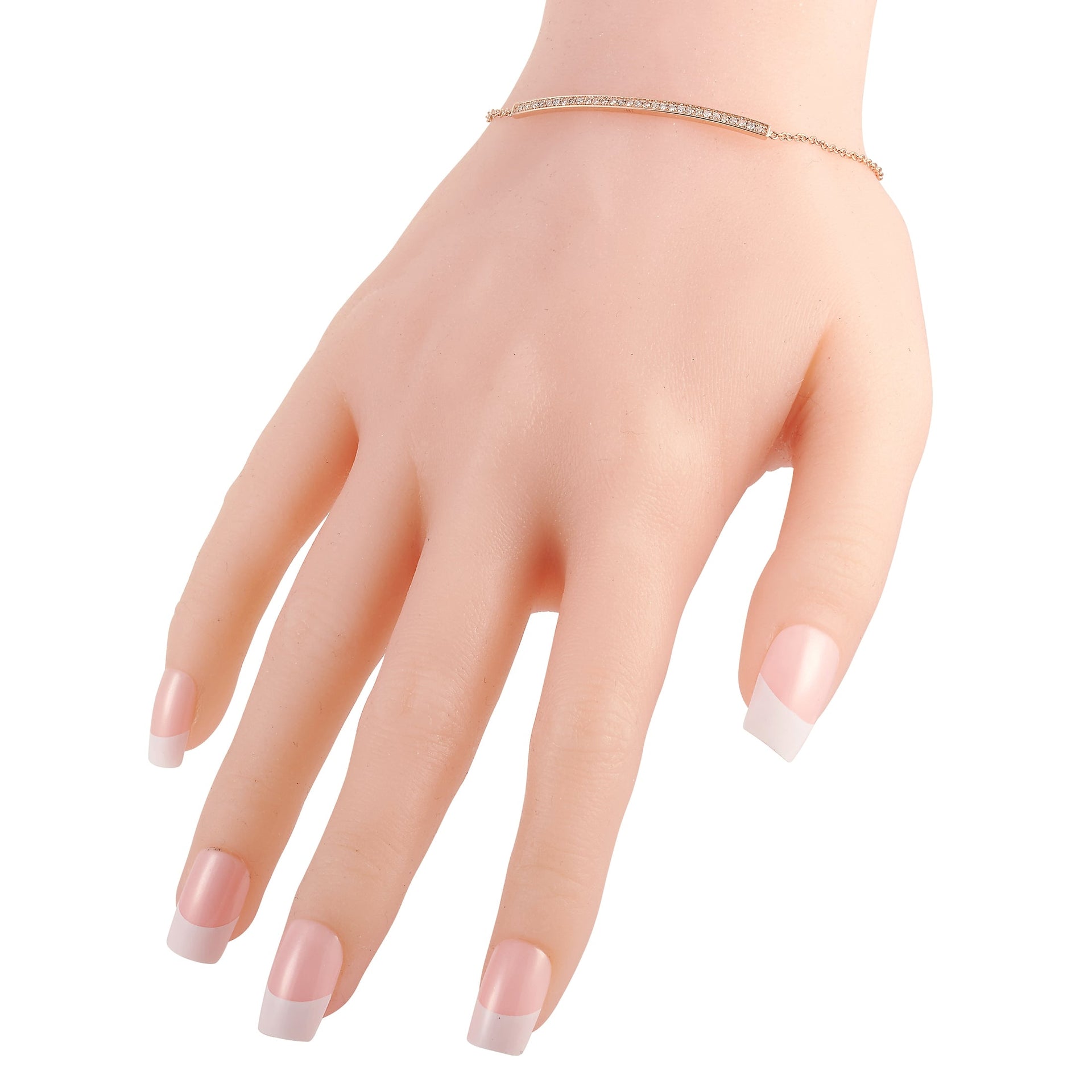 14K Rose Gold 0.25 ct Diamond Bracelet