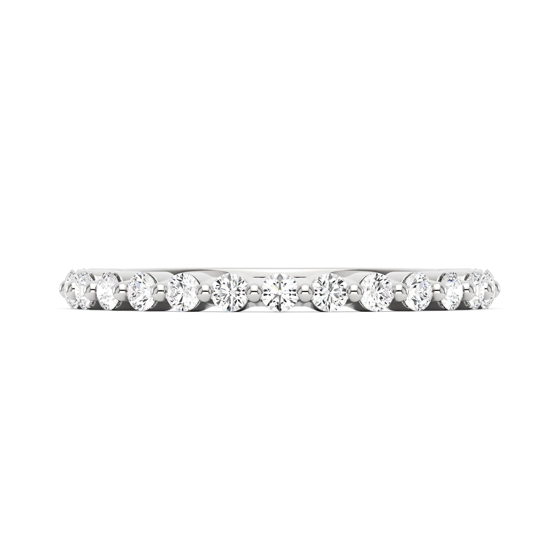 Elegant Half Eternity Wedding Ring
