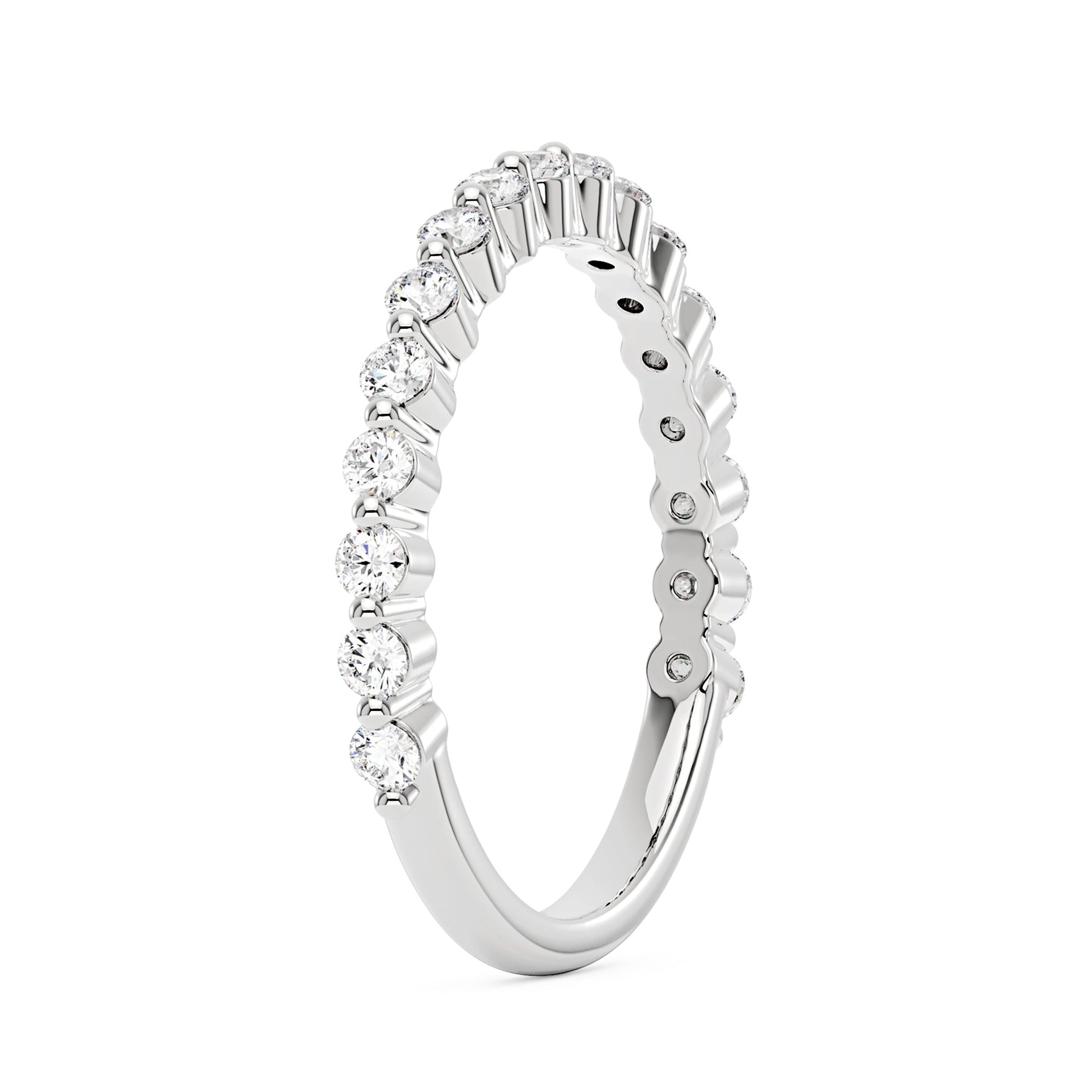 Elegant Half Eternity Wedding Ring