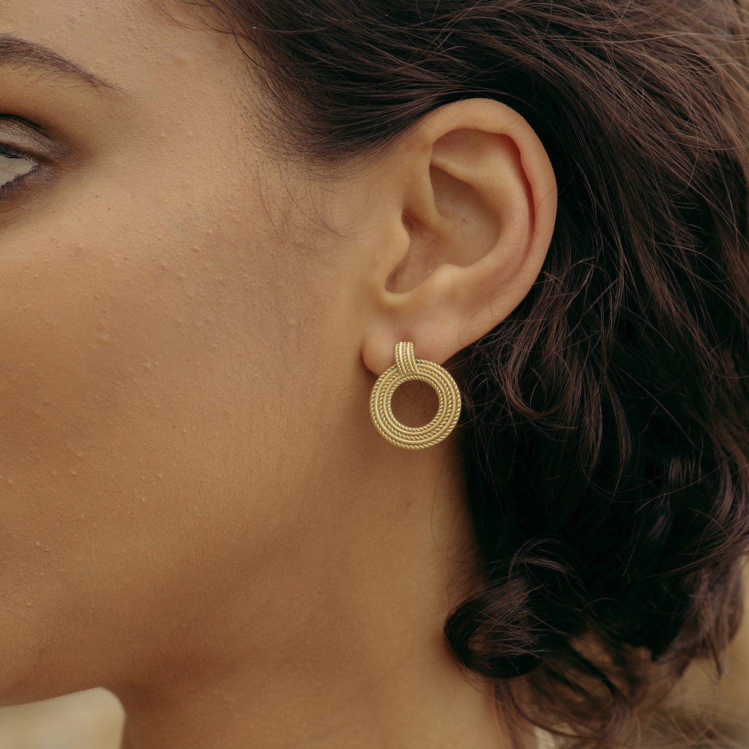 Elena Textured Earrings