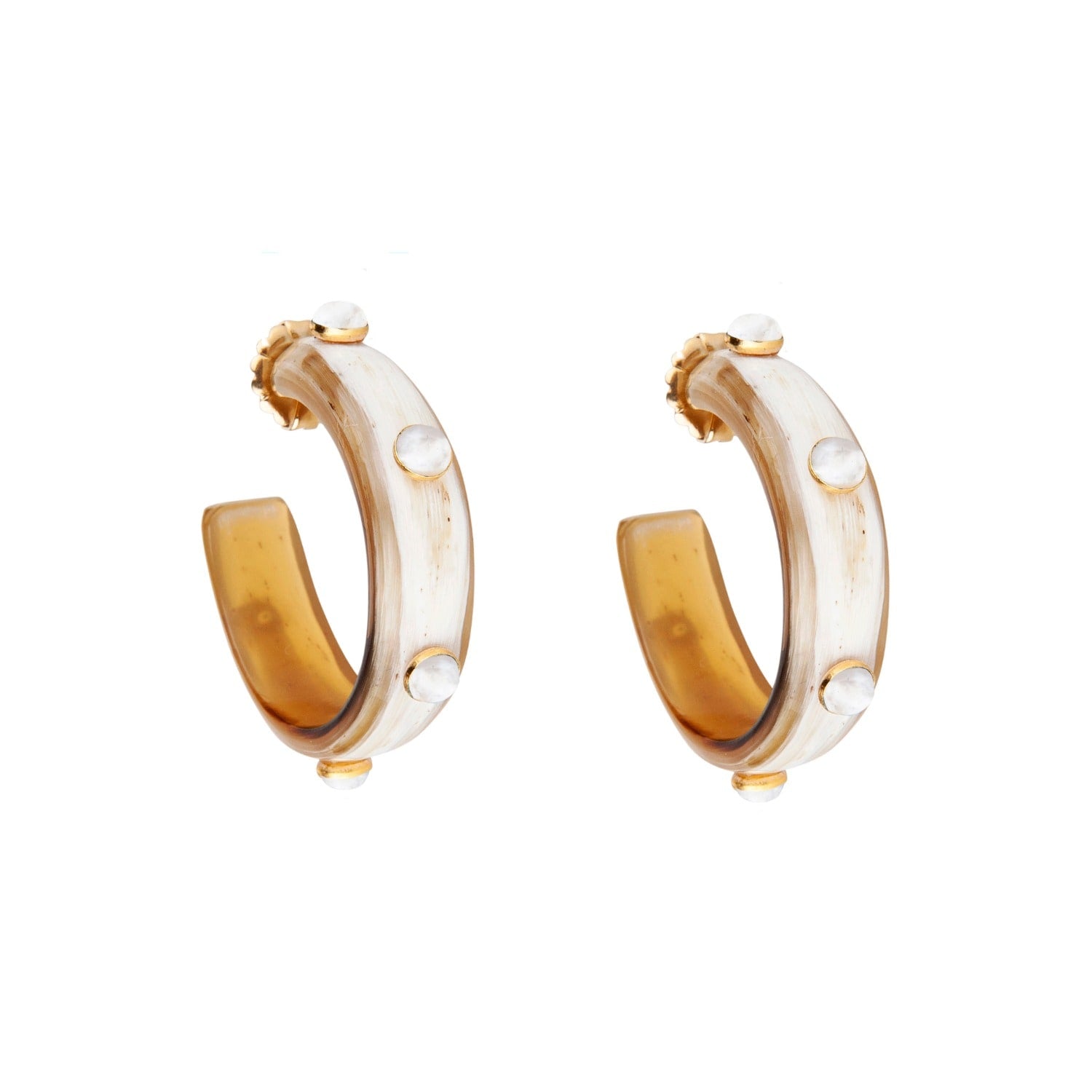 Eliza Hoops Mother Of Pearl White