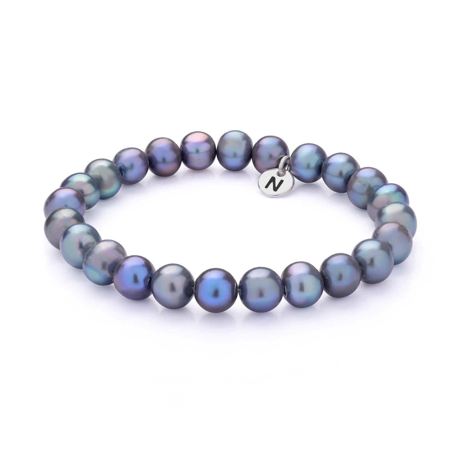 Ellen Pearl Bead Bracelet - Peacock