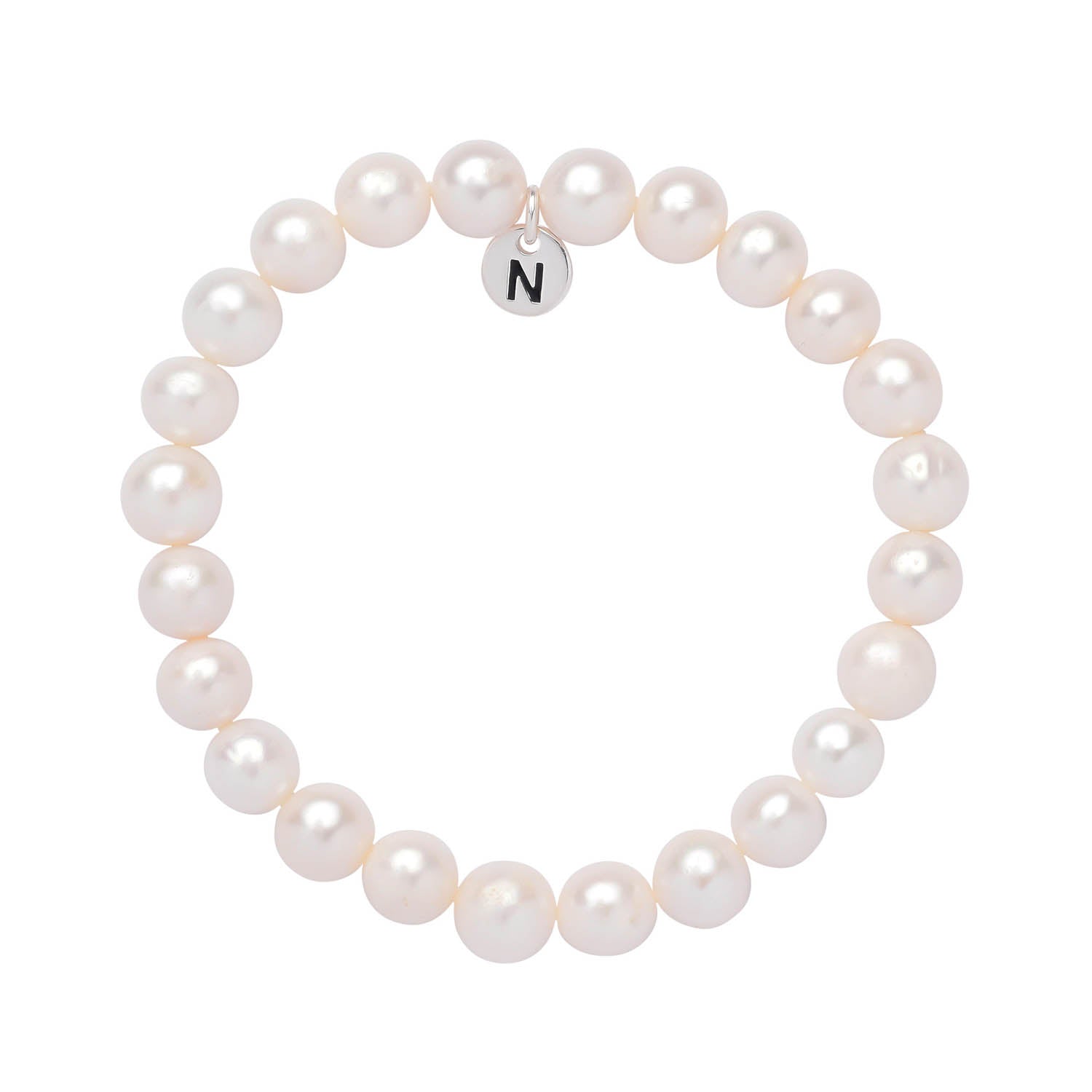 Ellen Pearl Bead Bracelet - White