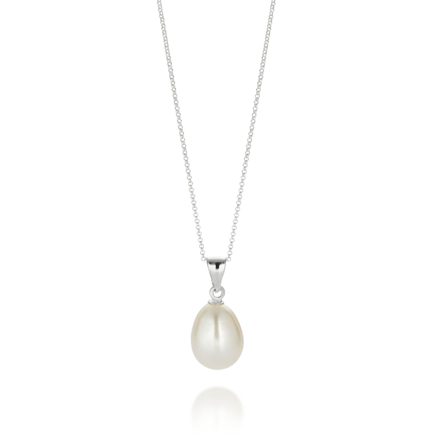 Ellen White Pearl Drop Necklace