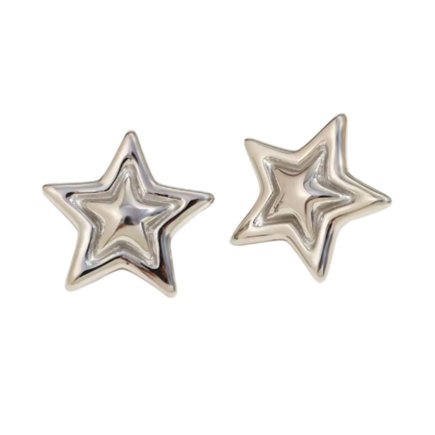Ellie's Star Studs In Silver