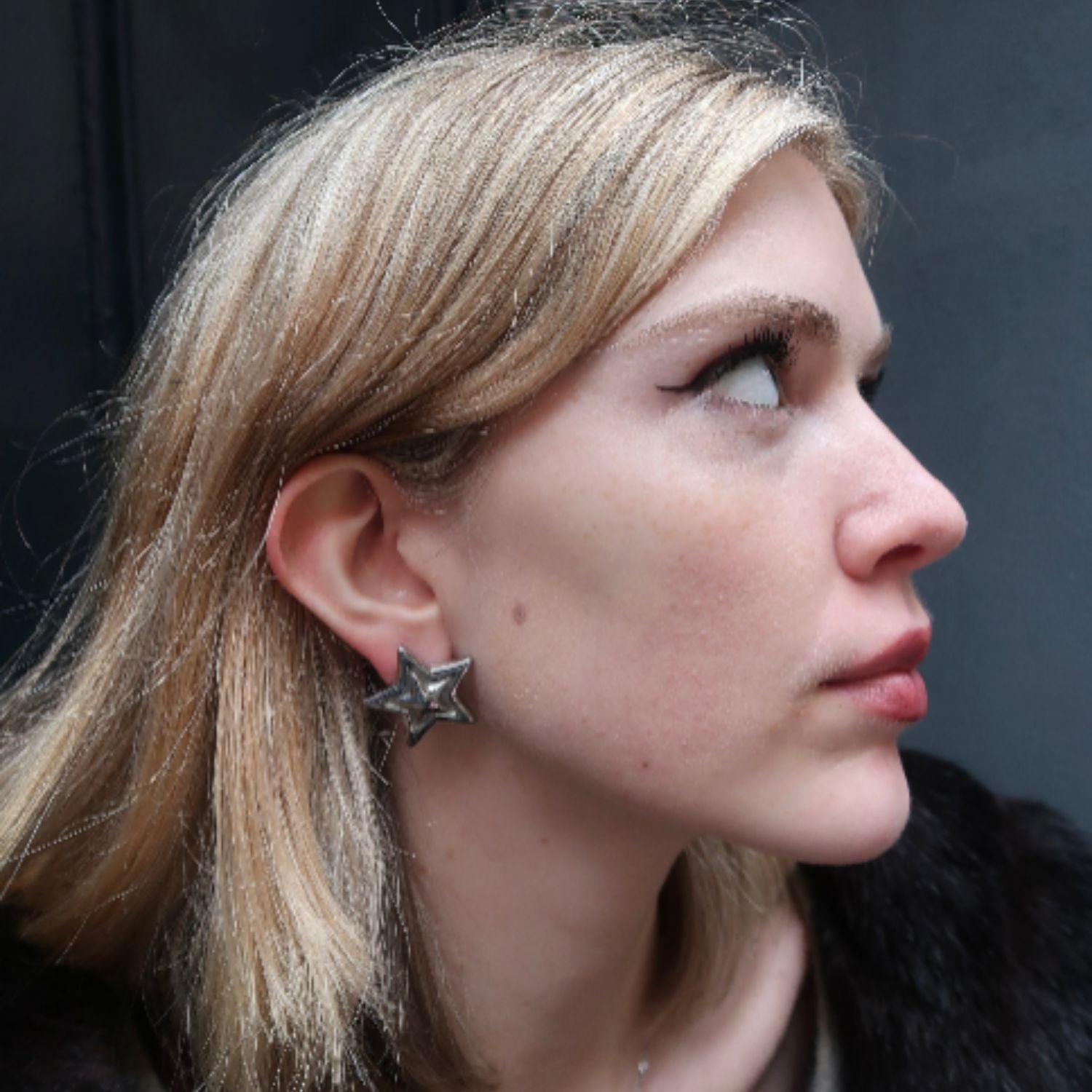 Ellie's Star Studs In Silver