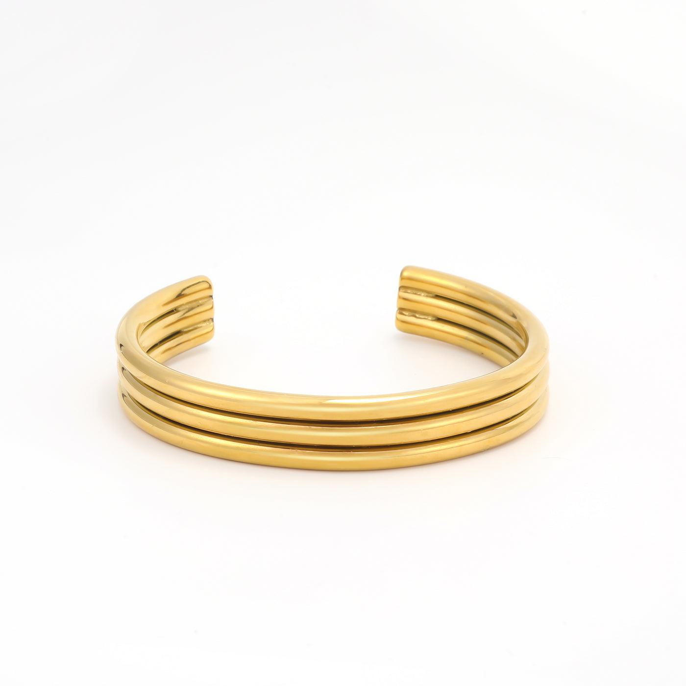 Elvira - Triple Bangle Bracelet Stainless Steel