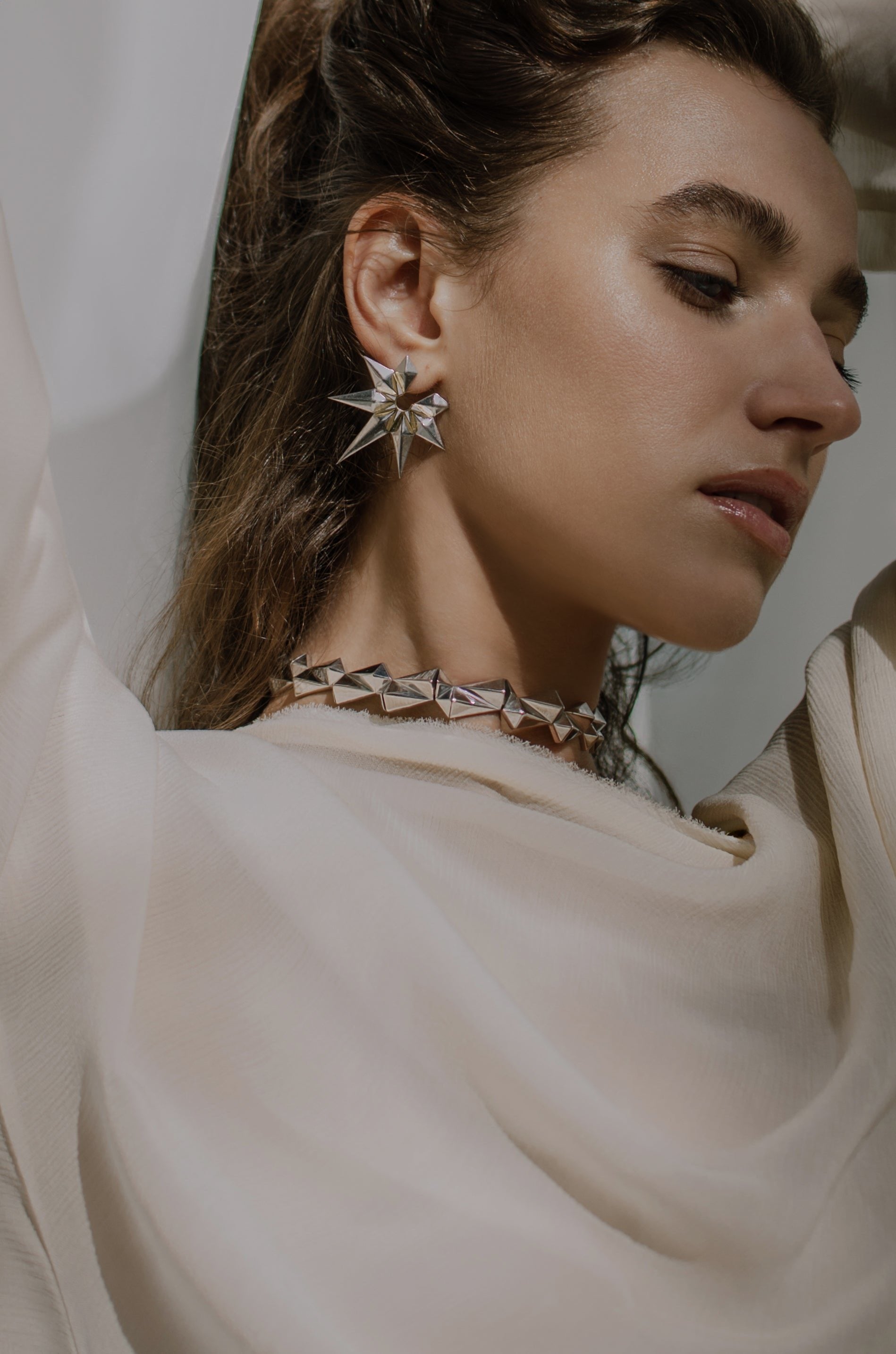 Ember Silver Necklace