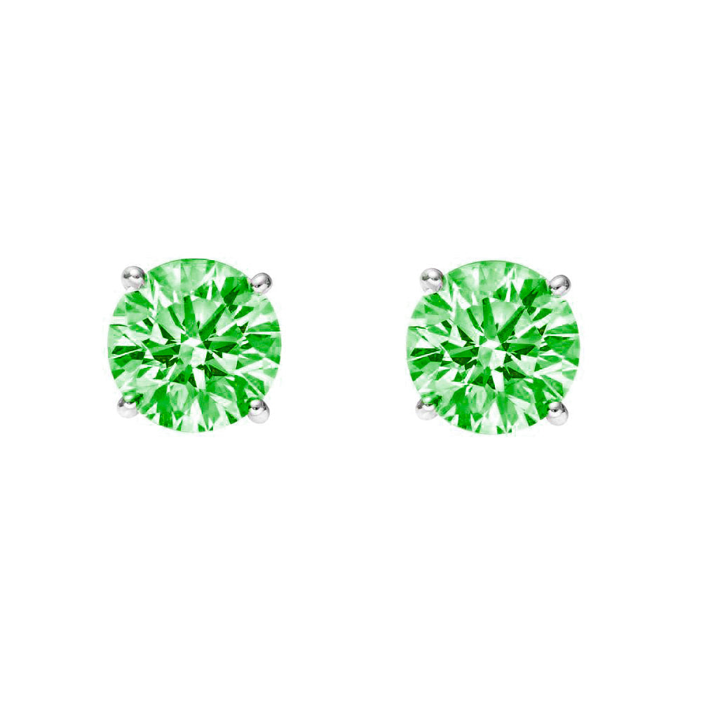 Emerald Stud Earrings