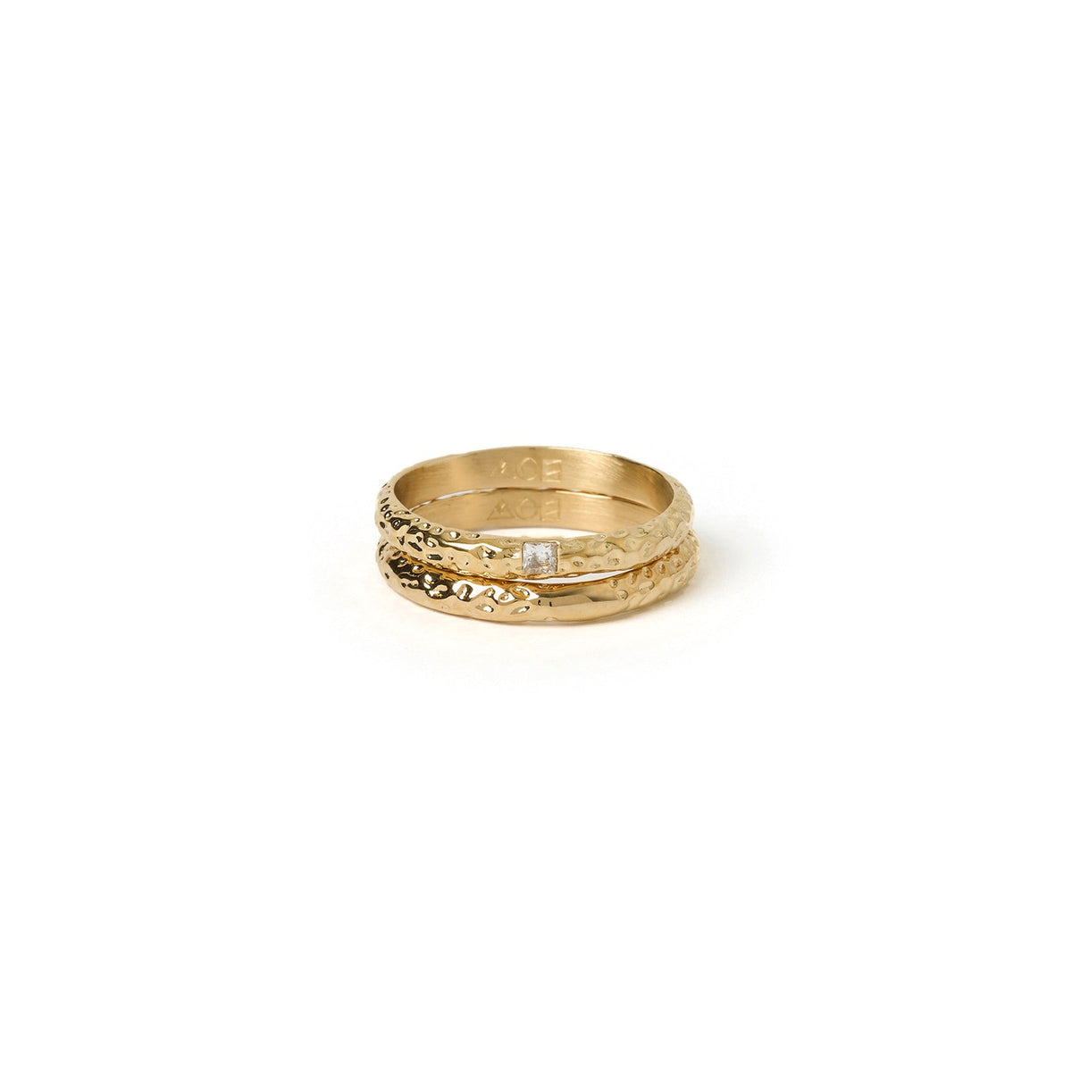 Emprezo Gold Ring Stack