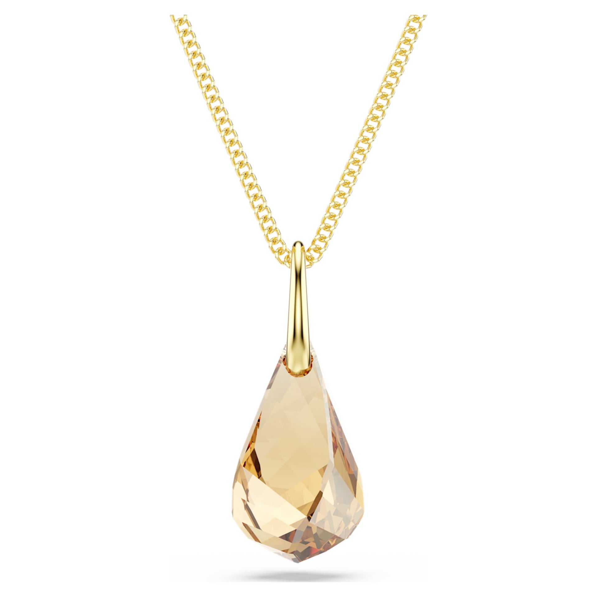 ENERGIC PENDANT BROWN GOLD TONE PLATED