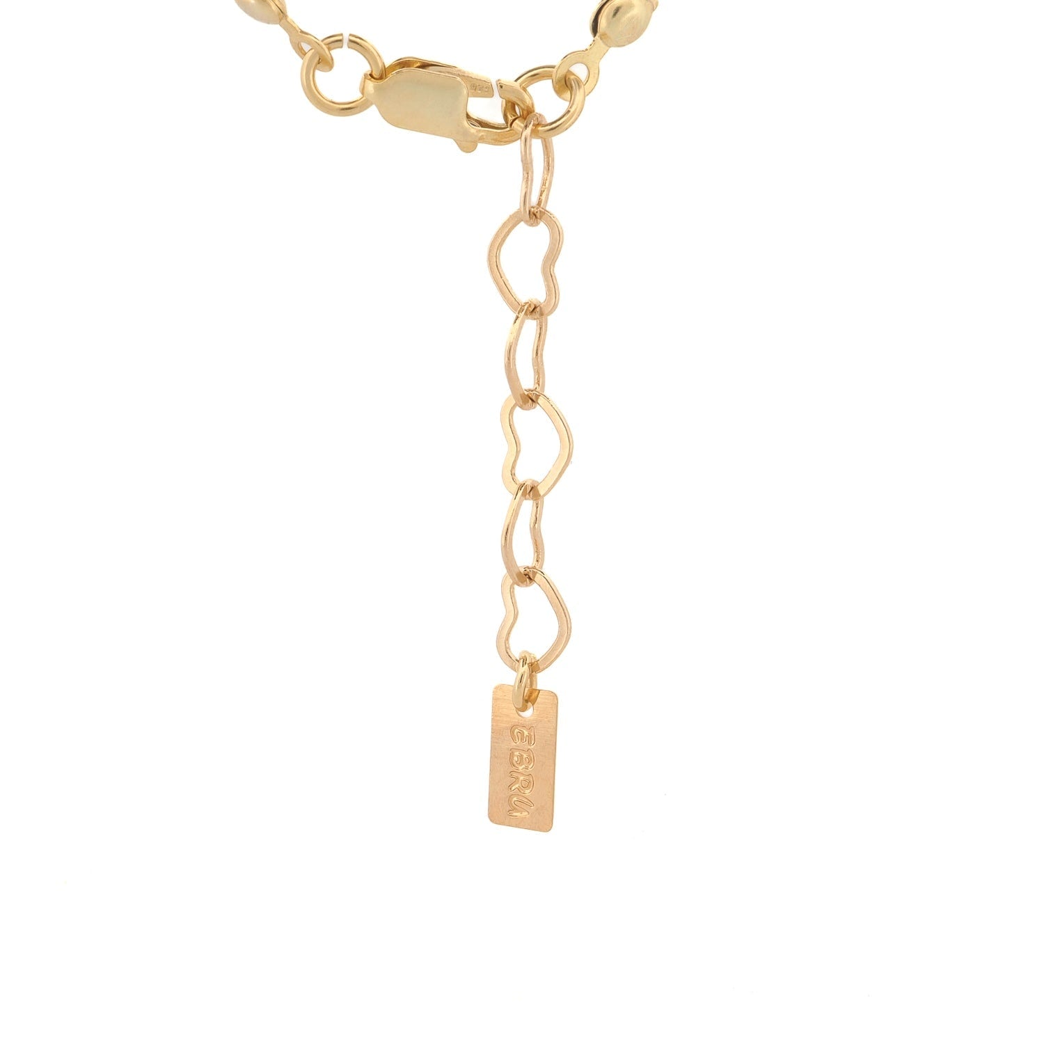 Believe & Be Happy Red Crystal Beaded Gold Choker Necklace - Red