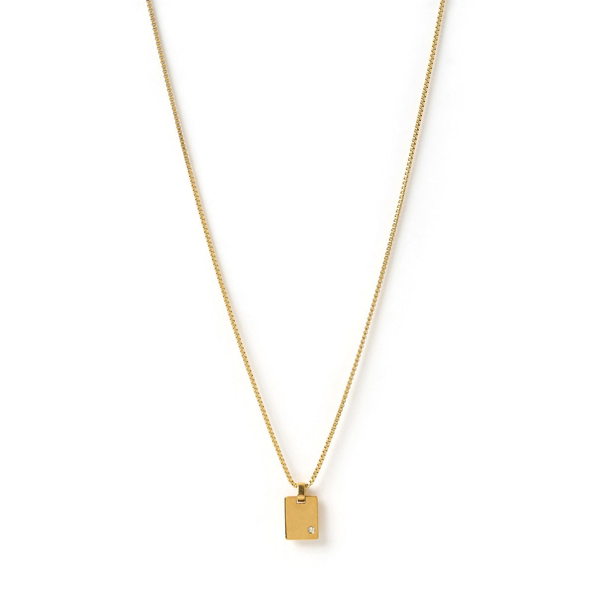 Engraveable Tag Necklace