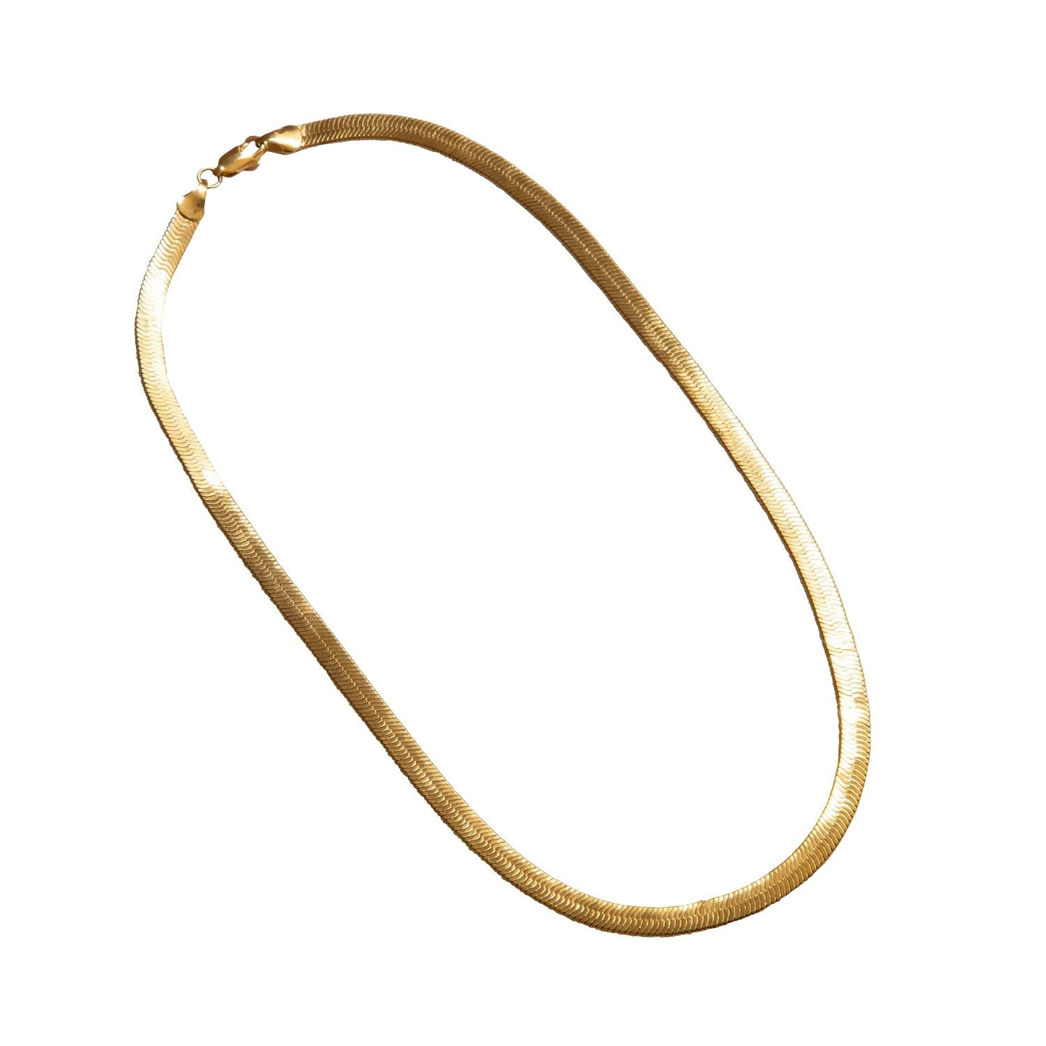 Ennis Snake Chain Necklace Modern Minimalist Minimal Classic Vintage Staple