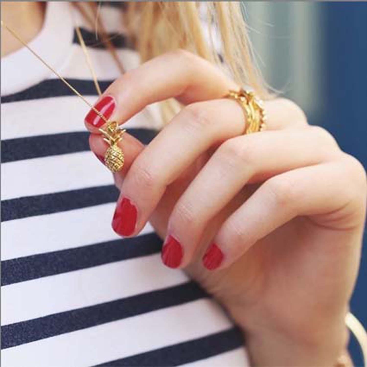 Pineapple Necklace - Gold