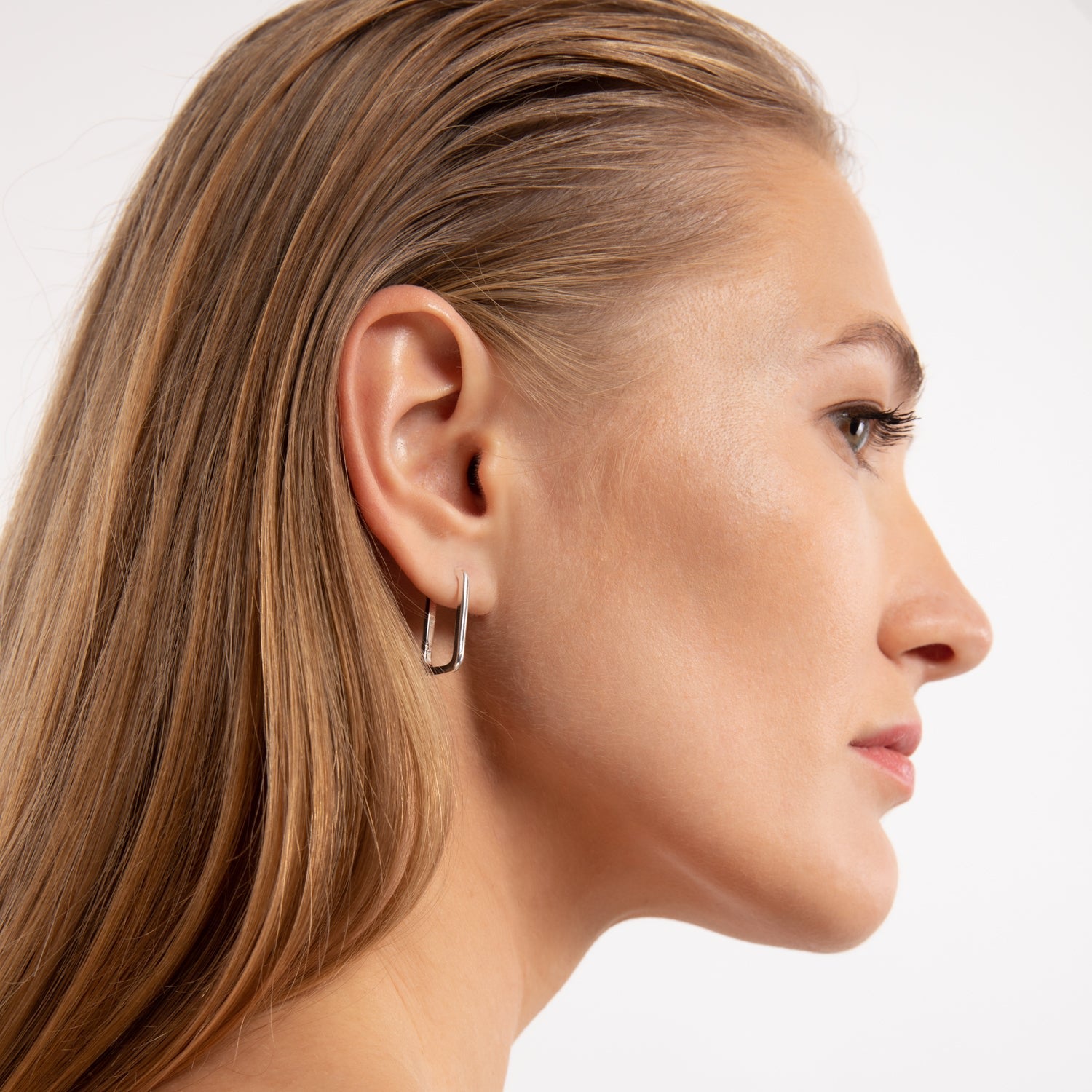 Erato Small Huggies - Silver