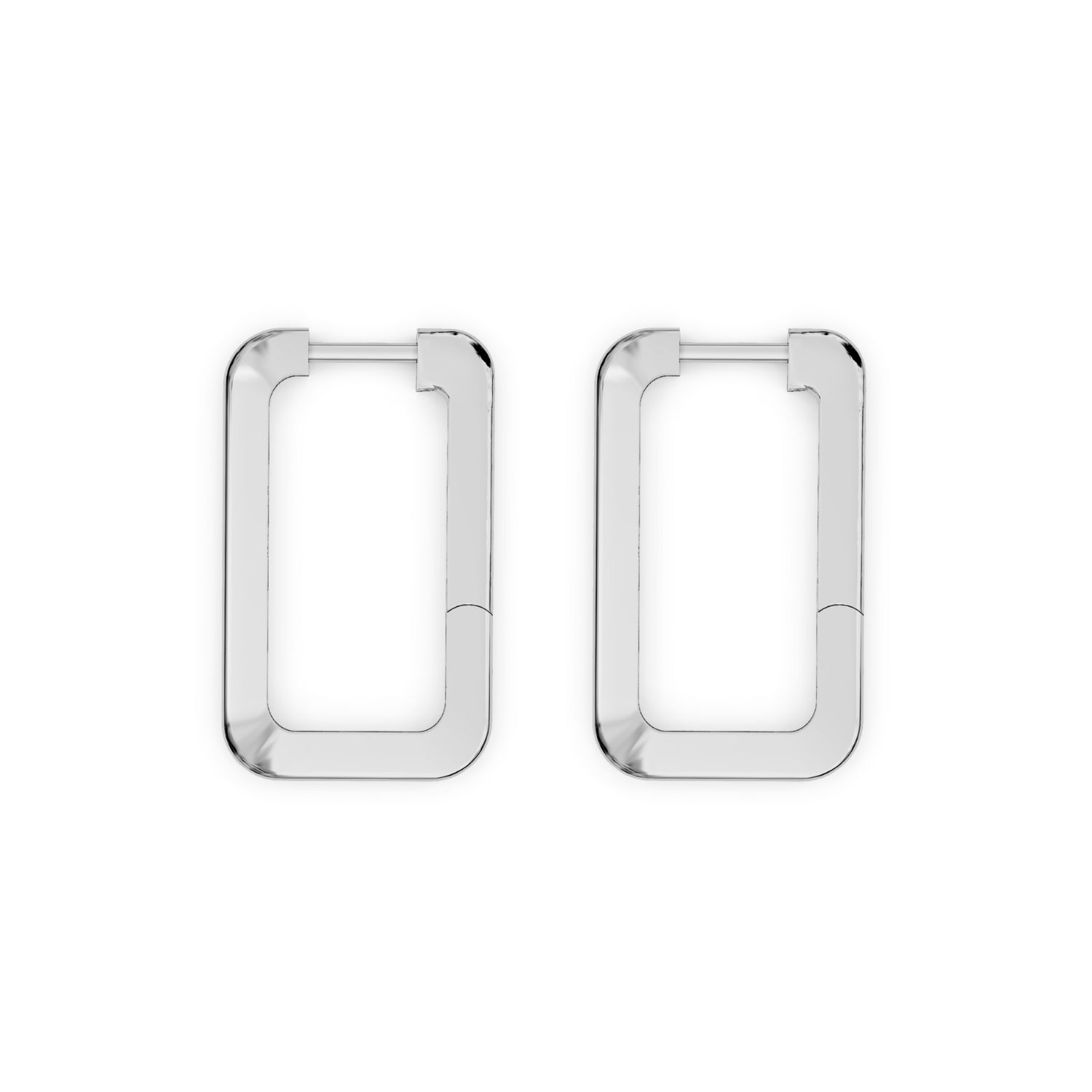 Erato Small Huggies - Silver