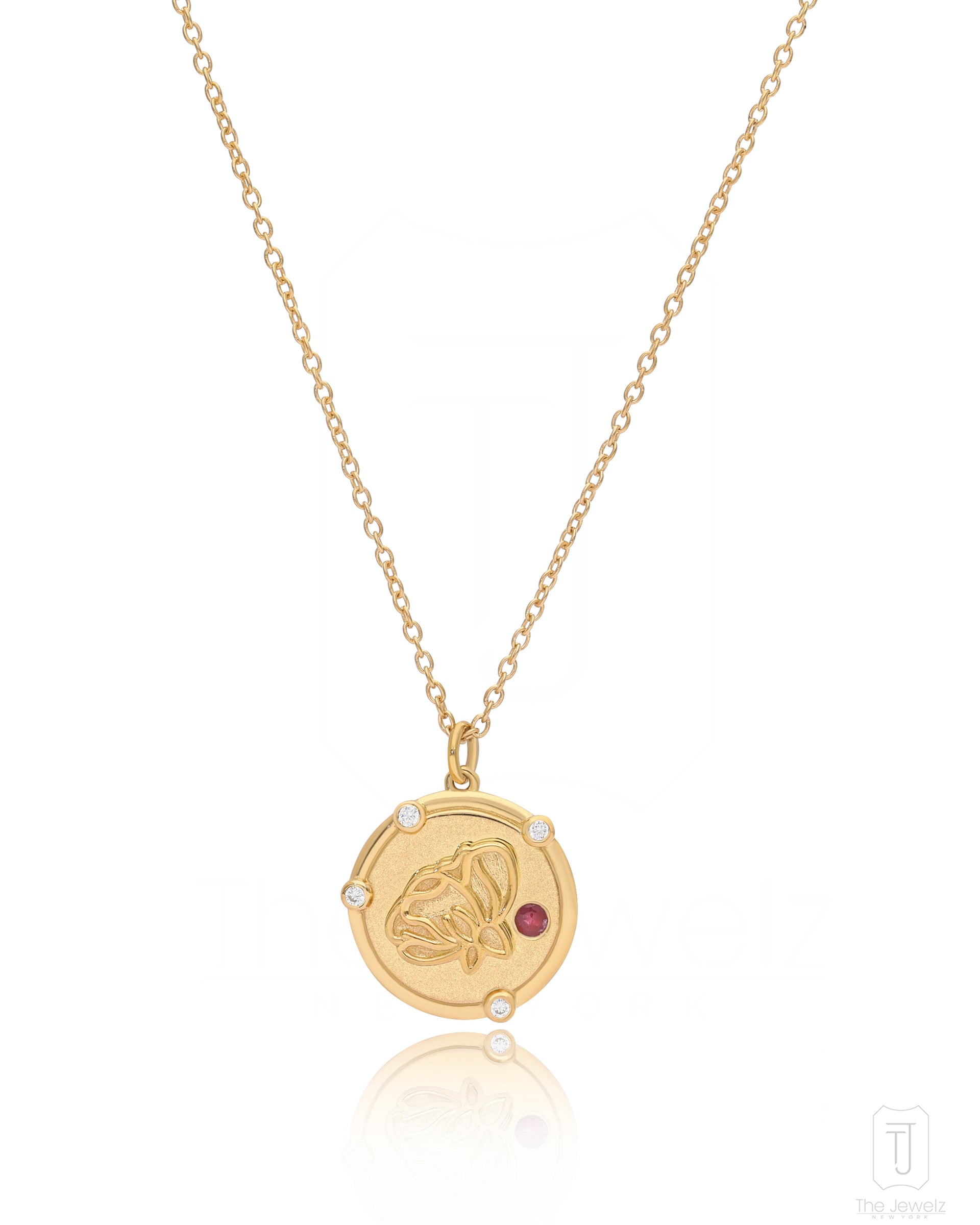 Eraya Bloom 925 Silver Medallion Pendant For Women's