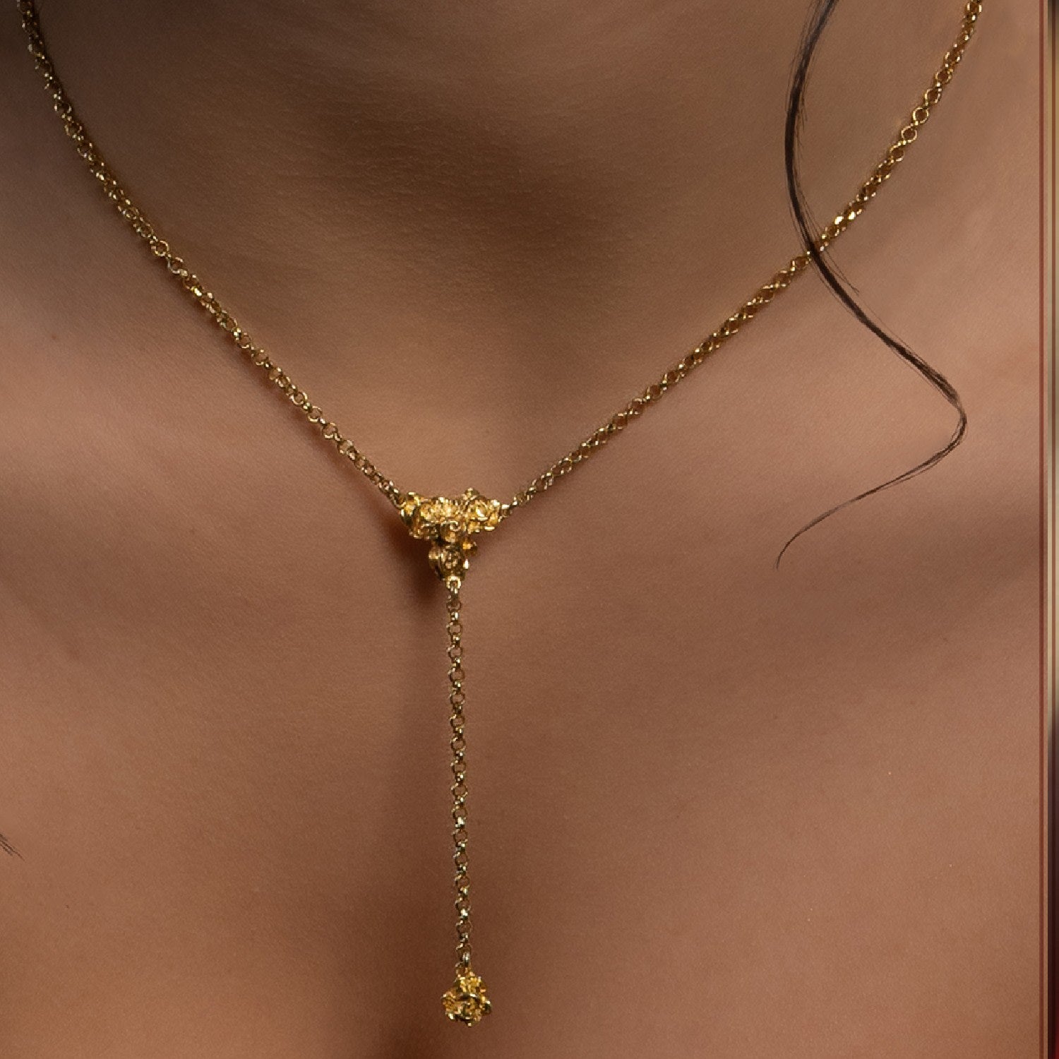 Eres Unaloe Necklace Gold-Plated