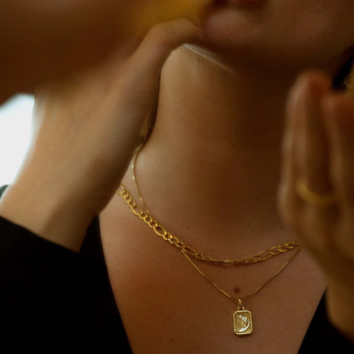 Estée Lalonde Figaro Chain Necklace 18ct Gold Plate