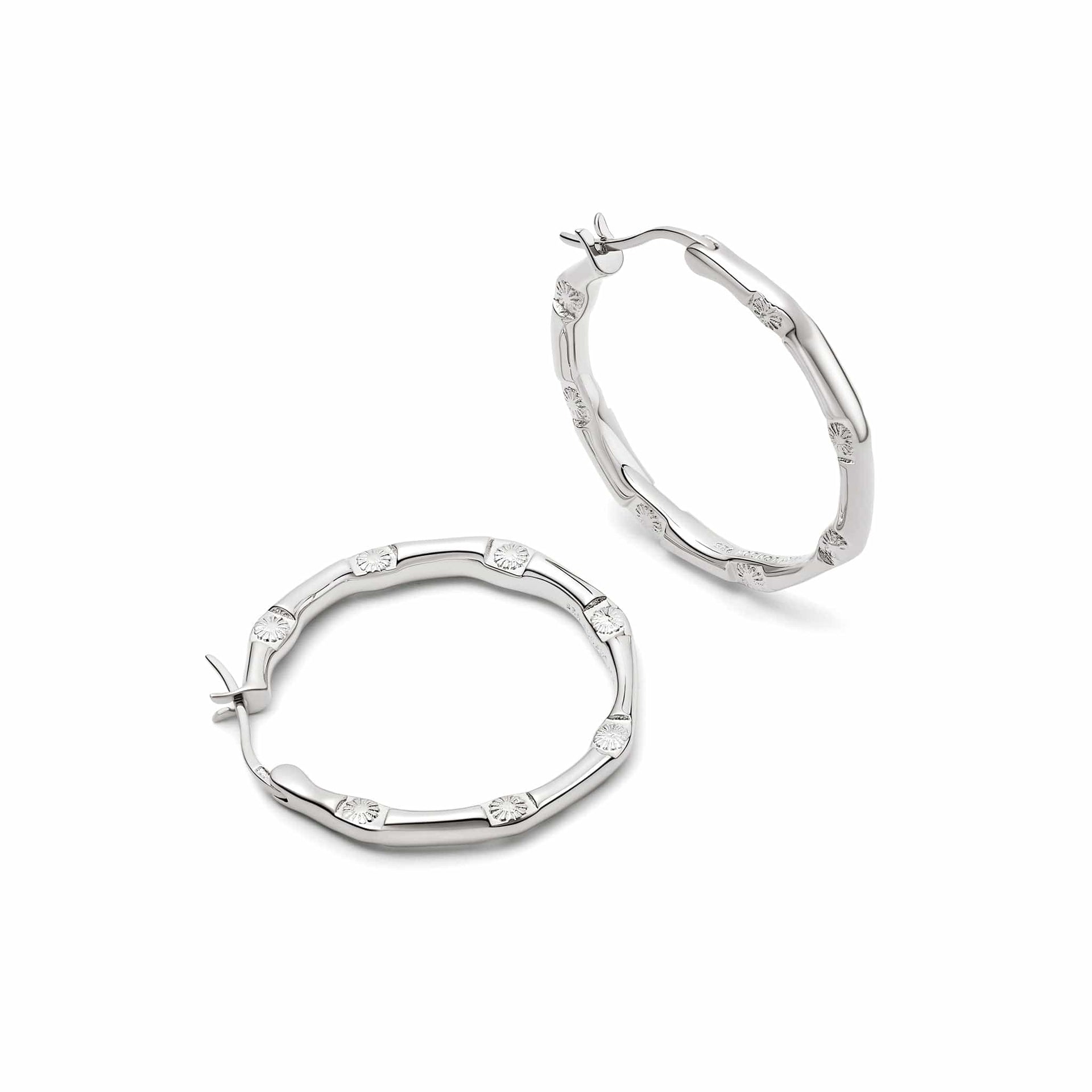 estee-lalonde-goddess-glow-hoop-earrings-925-sterling-silver-daisy-london