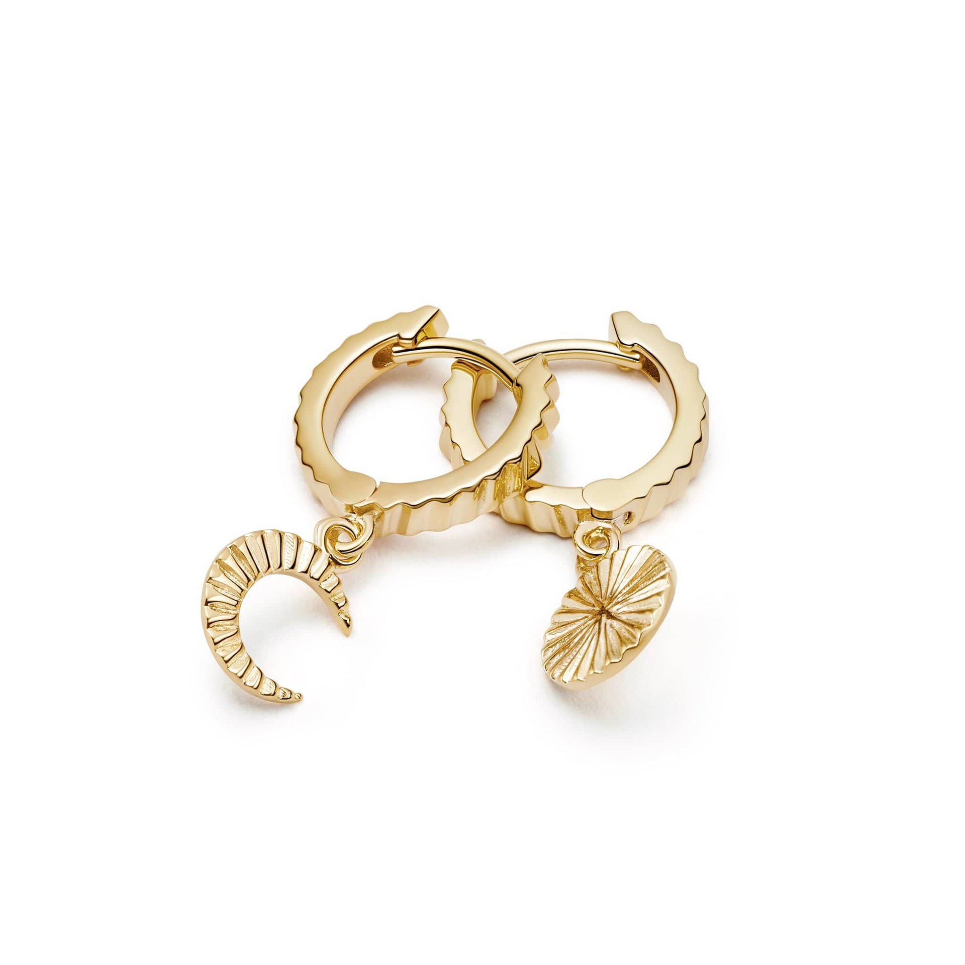 estee-lalonde-luna-huggie-charm-earrings-18ct-gold-plated-sterling-silver-daisy-london