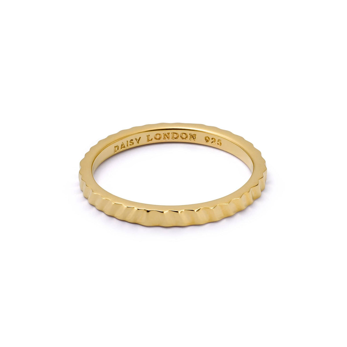 Estée Lalonde Sunburst Stacking Ring 18ct Gold Plate