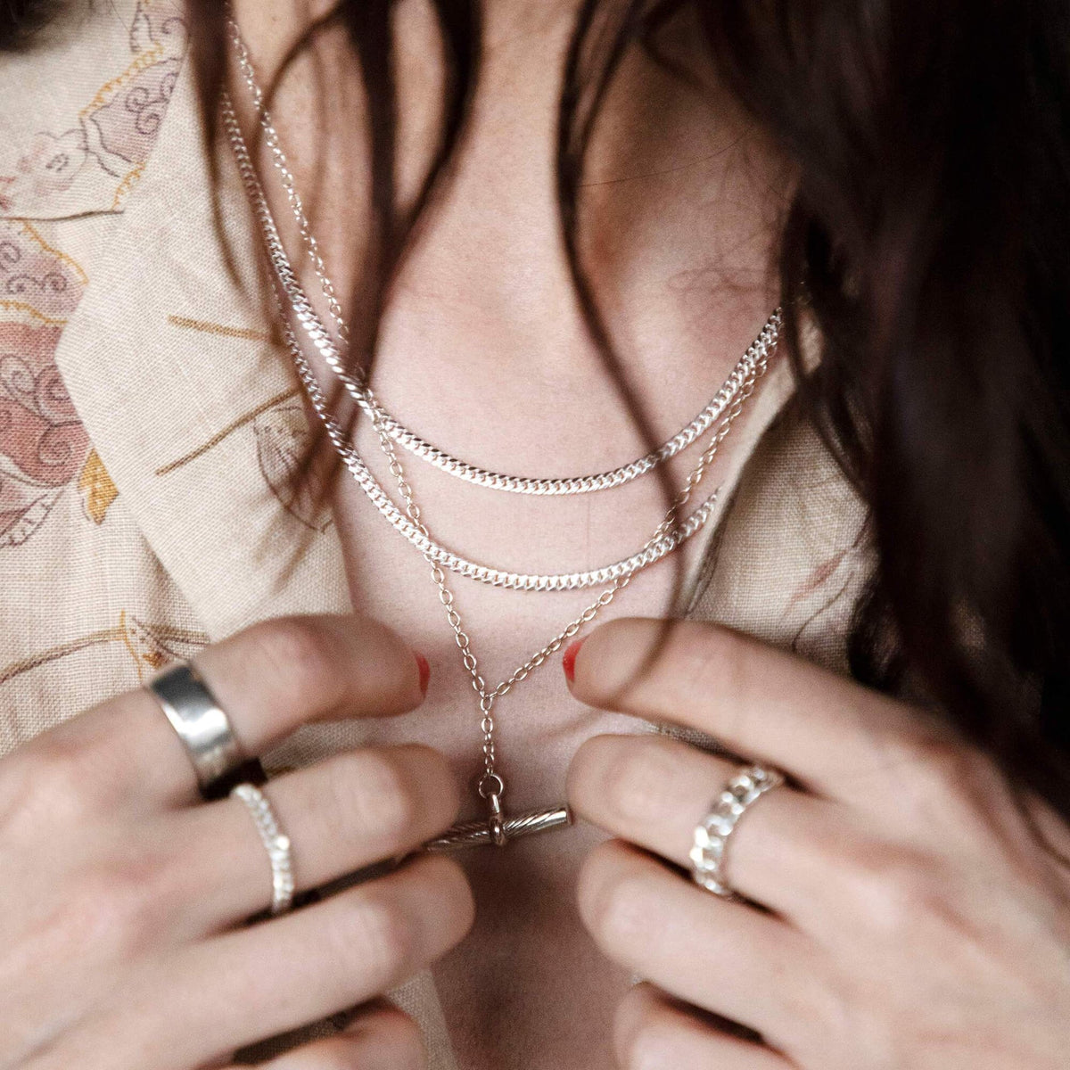 estee-lalonde-tight-curb-chain-necklace-925-sterling-silver-daisy-london