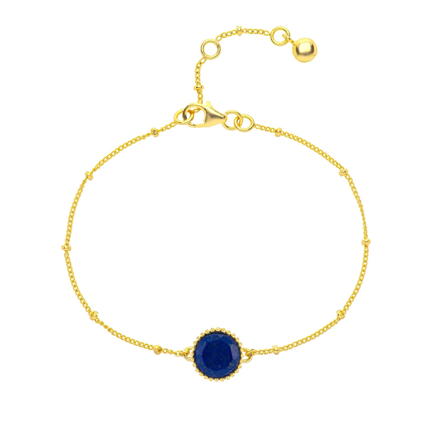 Barcelona September Birthstone Bracelet - Lapis Lazuli