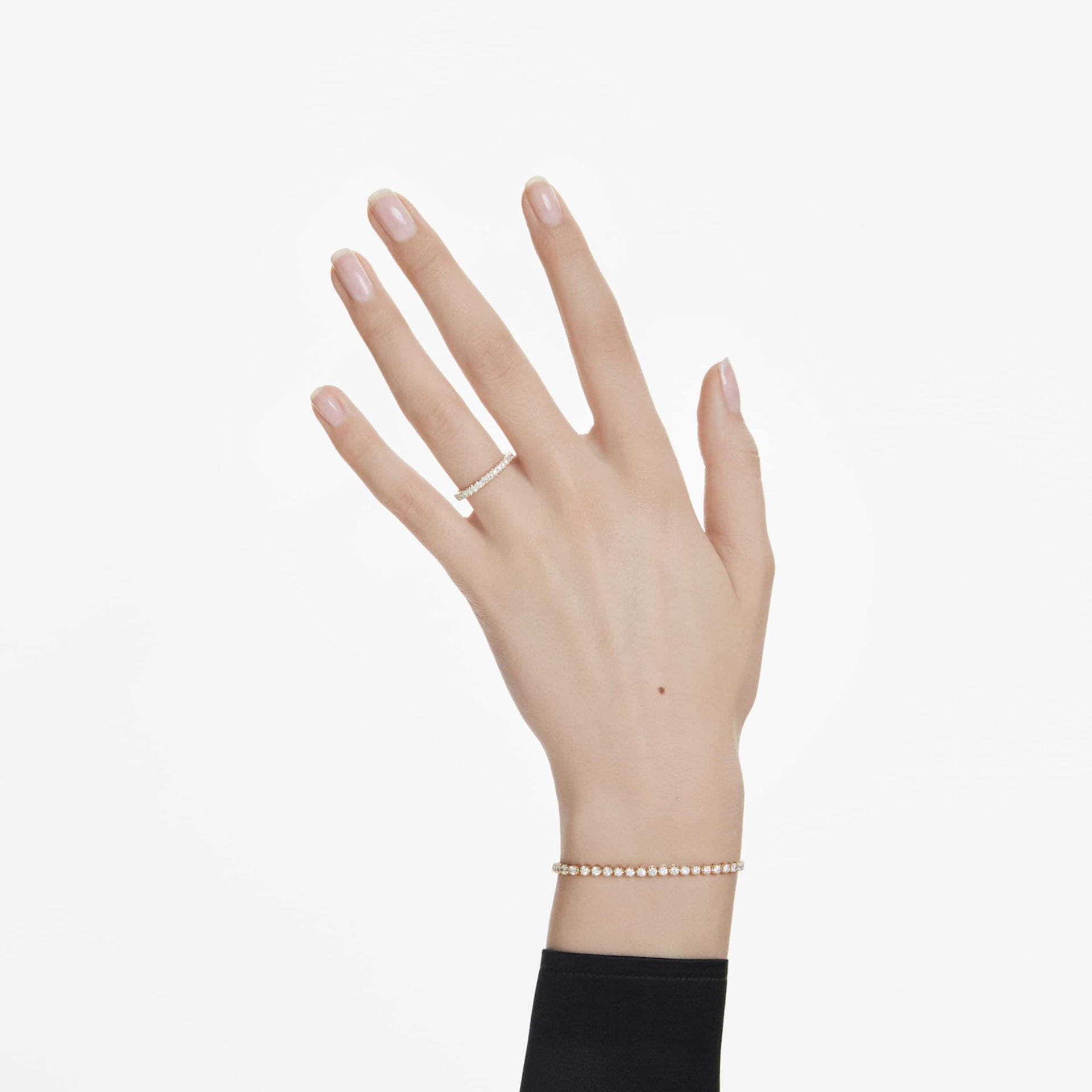 ETERNITY BAND RING LAB GROWN DIAMONDS 0 4 CT TW ROUND SHAPE 14K YELLOW GOLD