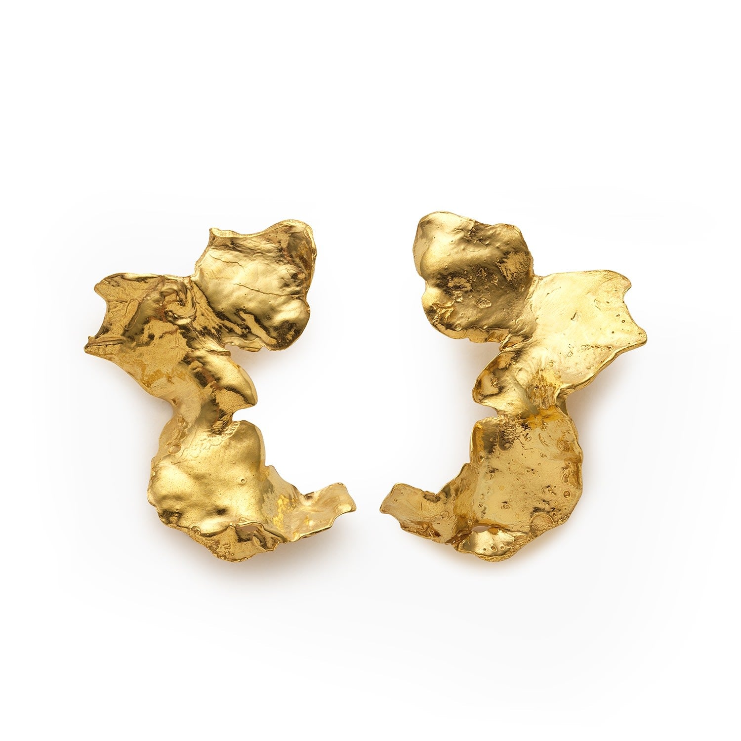 Talisman Flow Earrings Gold