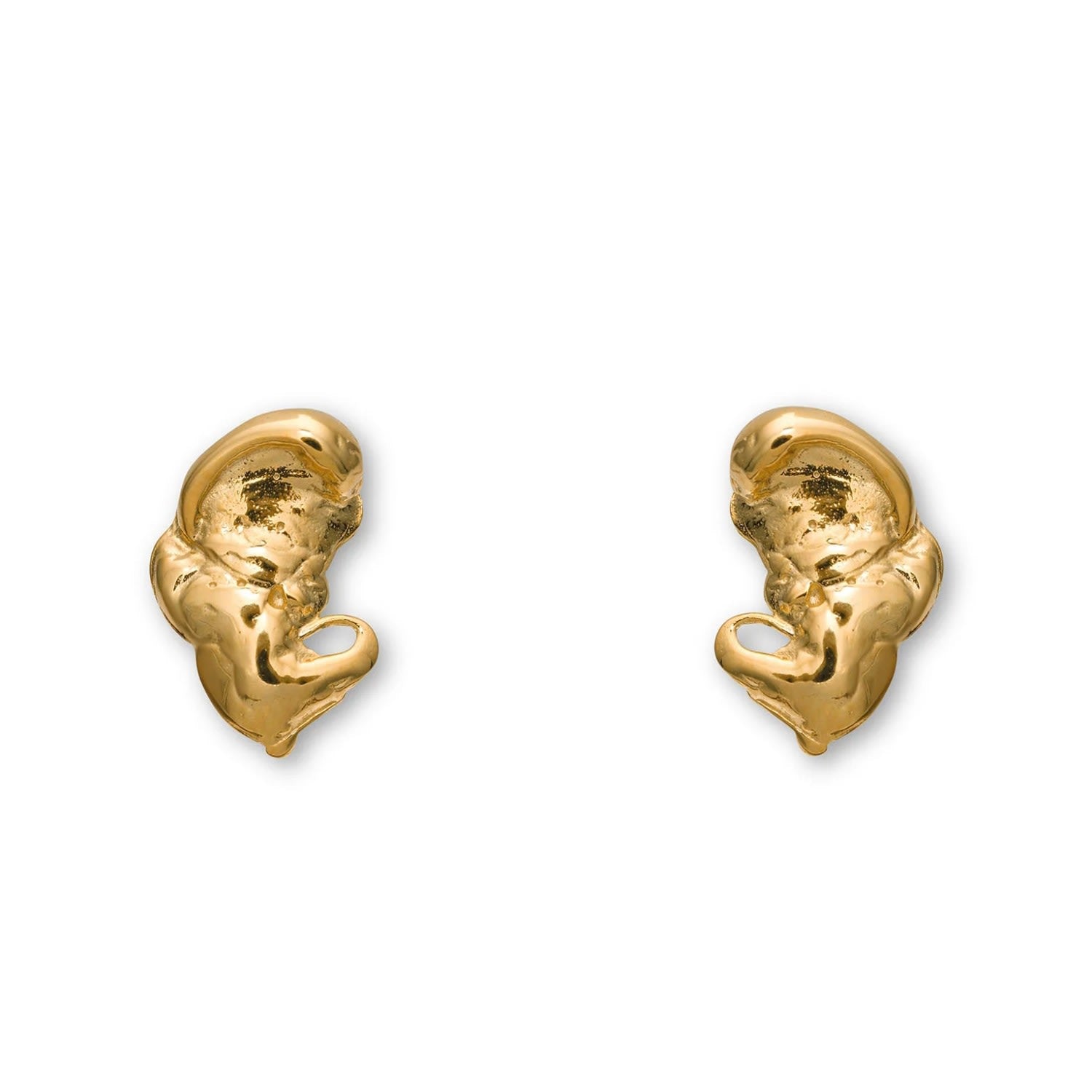 Euphoria Elephant Small Earrings Gold