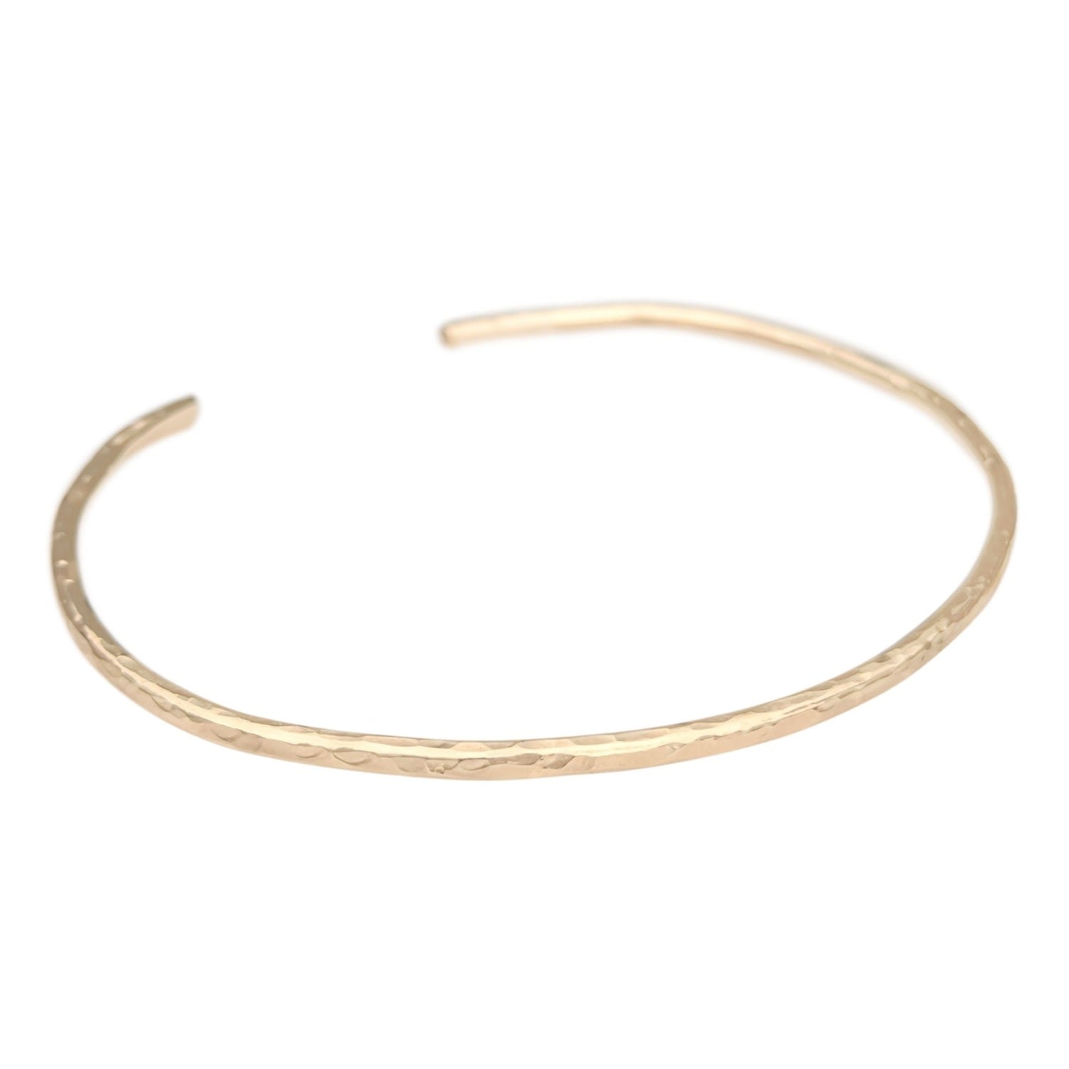 Eva Hammered Gold Filled Cuff Bracelet