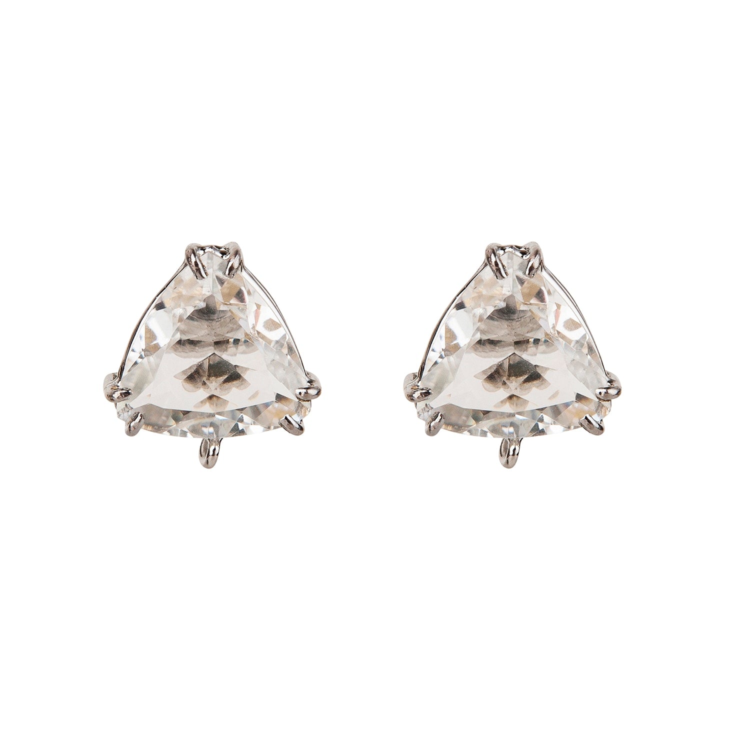 Eva Studs Clear Quartz