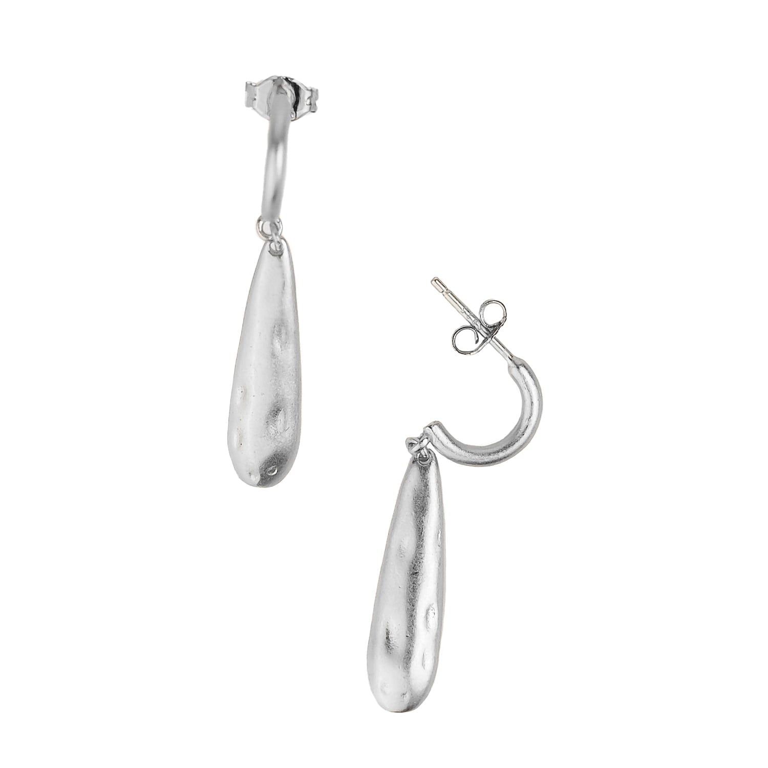 Everyday Teardrop Dangles Silver