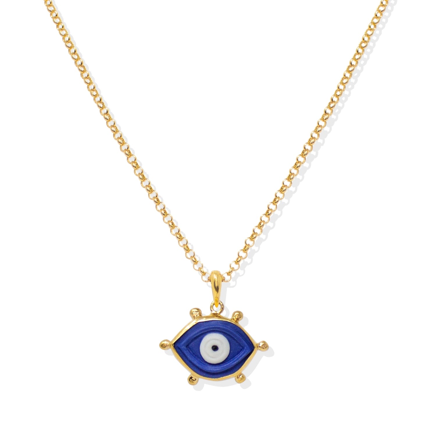 Evil Eye Gold-Plated Necklace