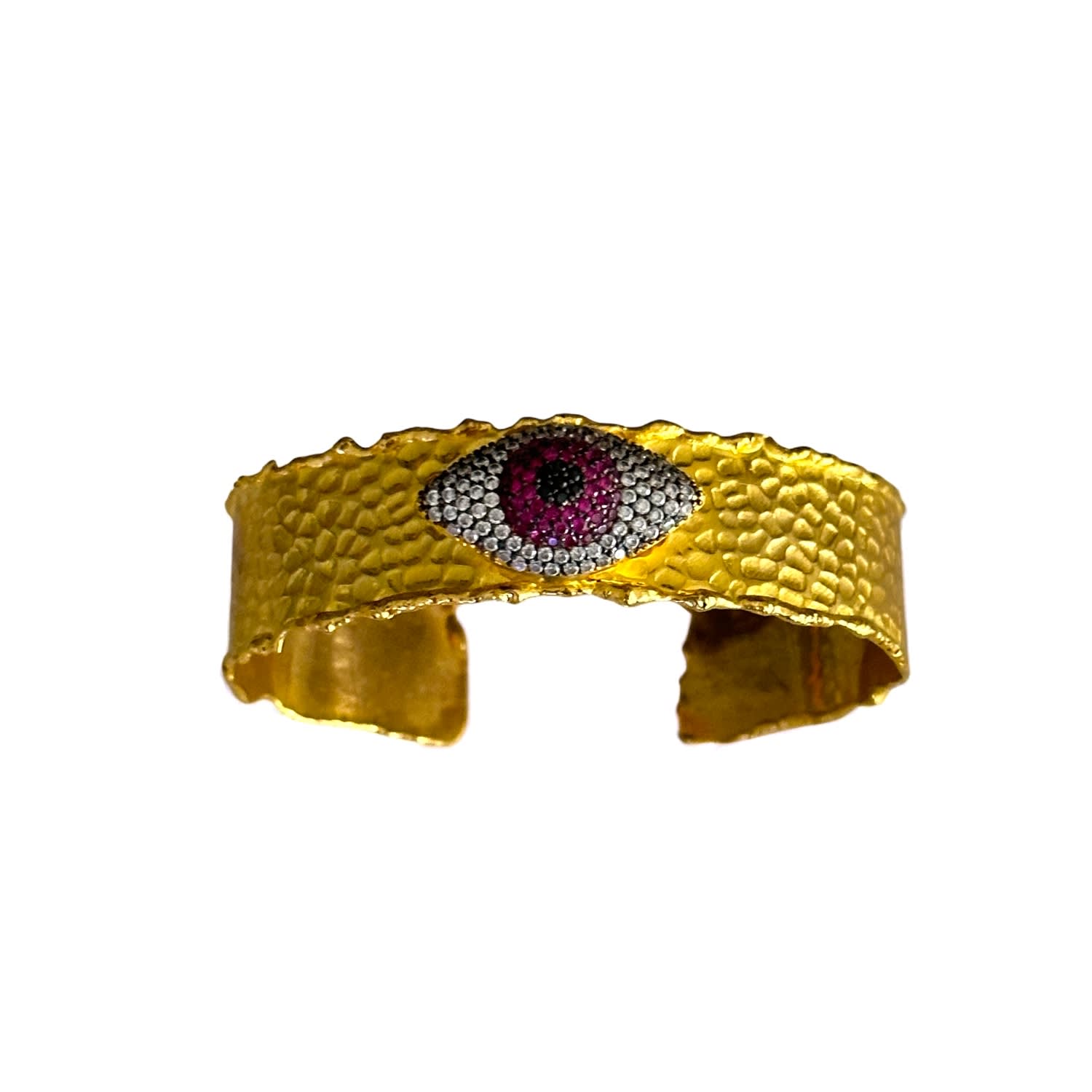 Evil Eye Gold Zircon Bracelet