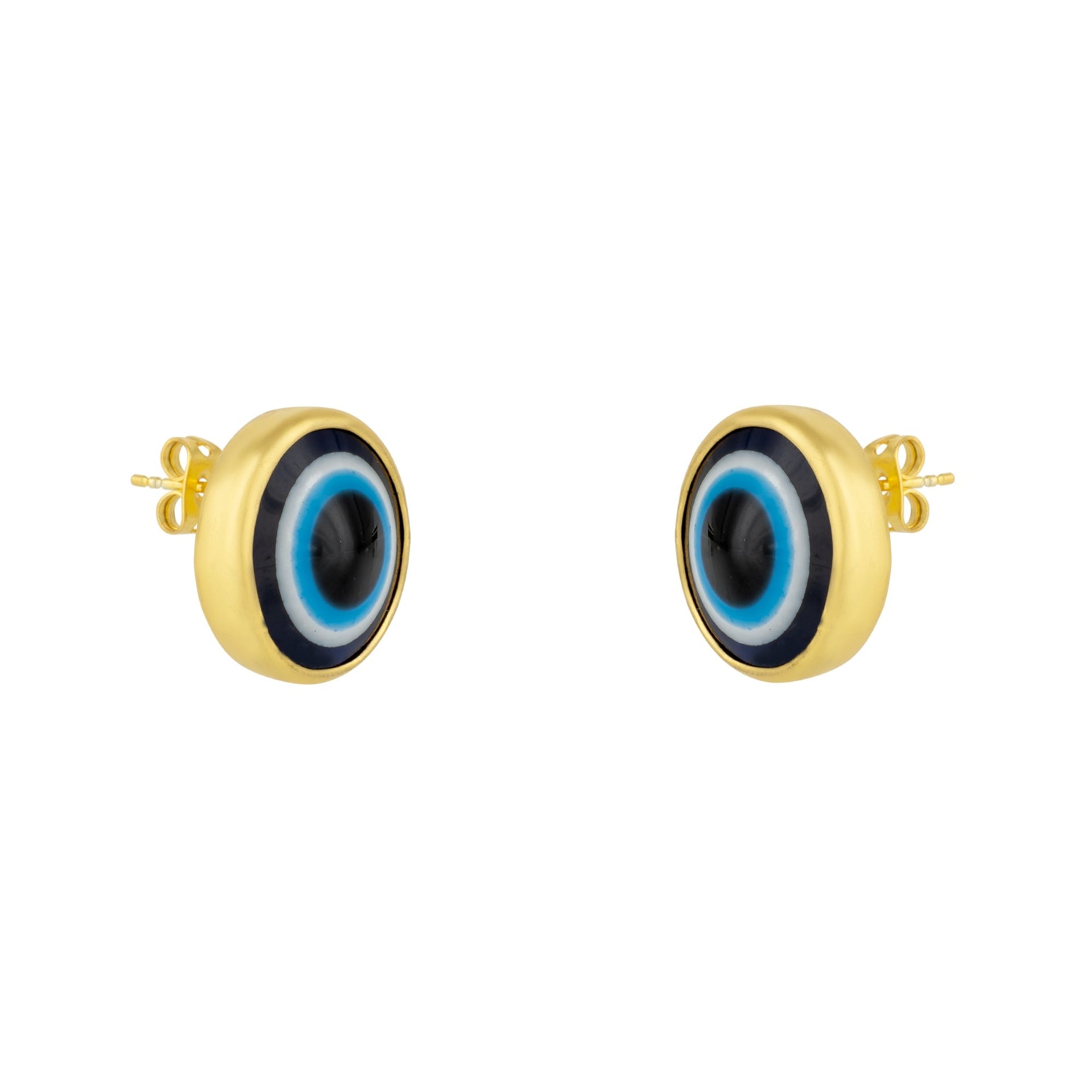 Evil Eye Stud Earring In Gold